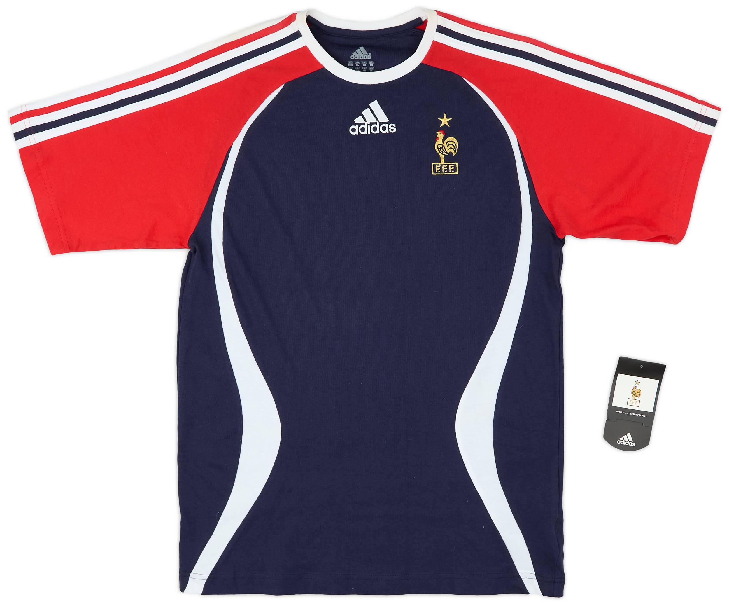 2005-06 France adidas Training Tee (XL.Boys)