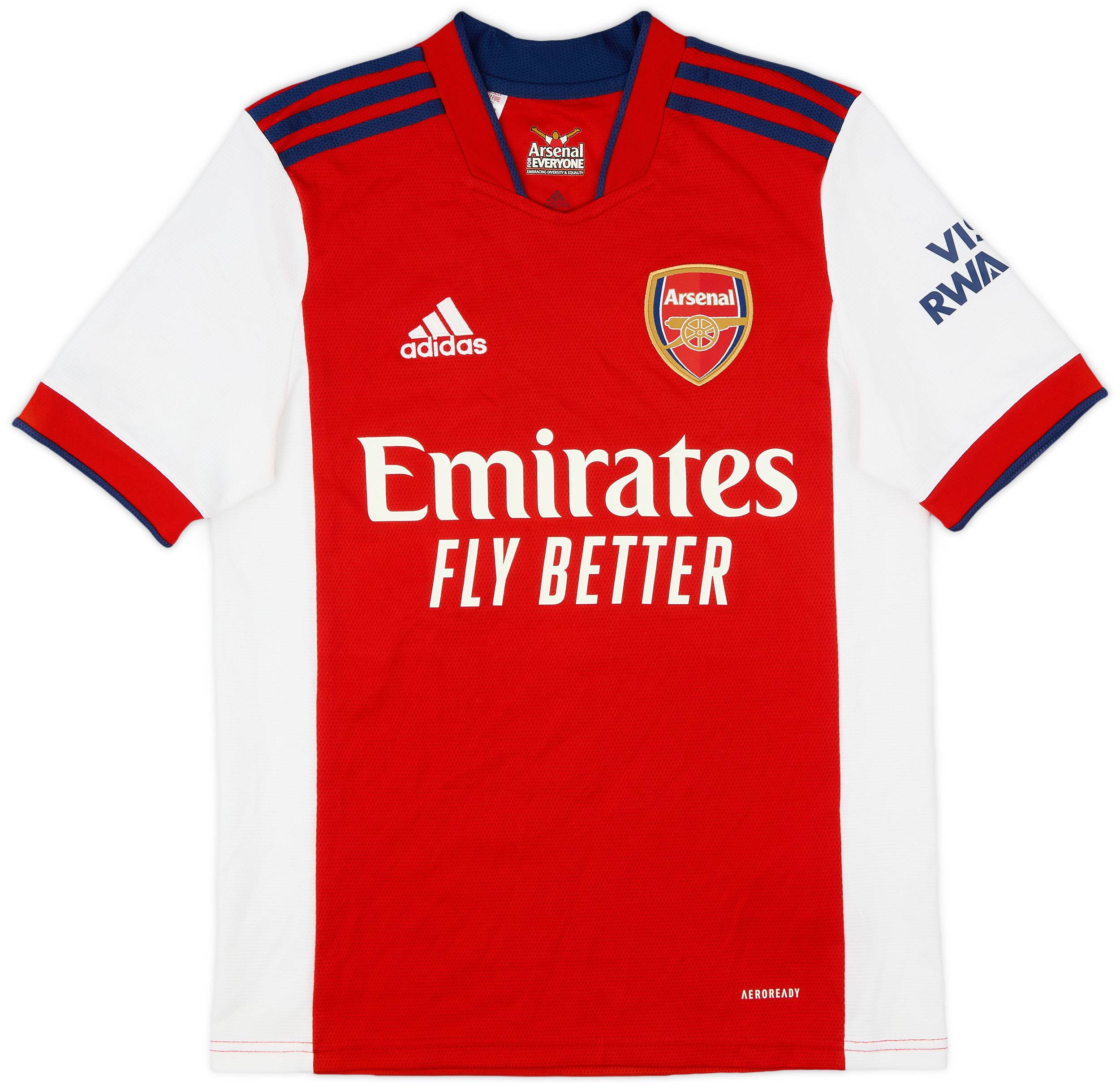2021-22 Arsenal Home Shirt - 8/10 - (L.Boys)