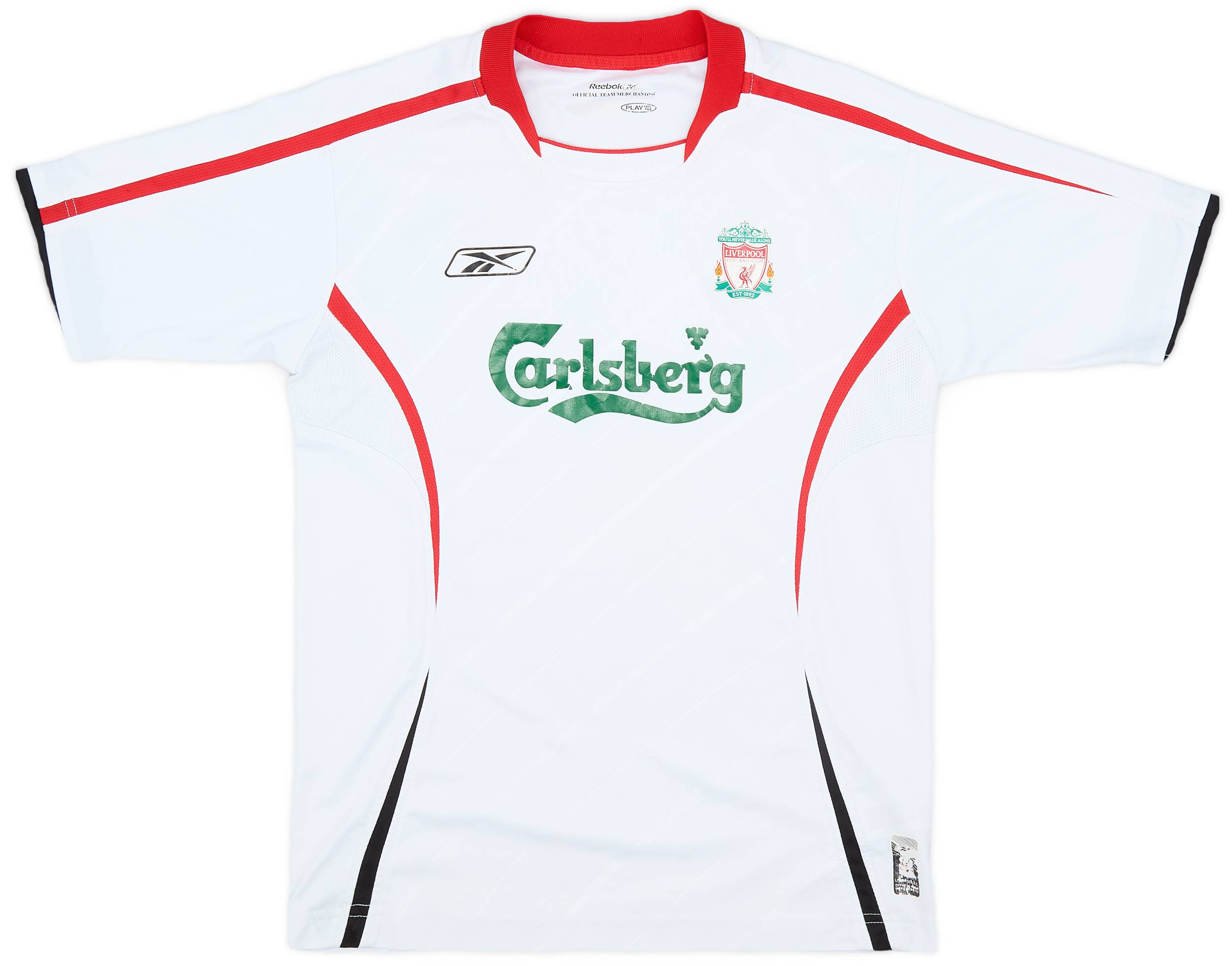 2005-06 Liverpool Away Shirt - 4/10 - (L.Boys)