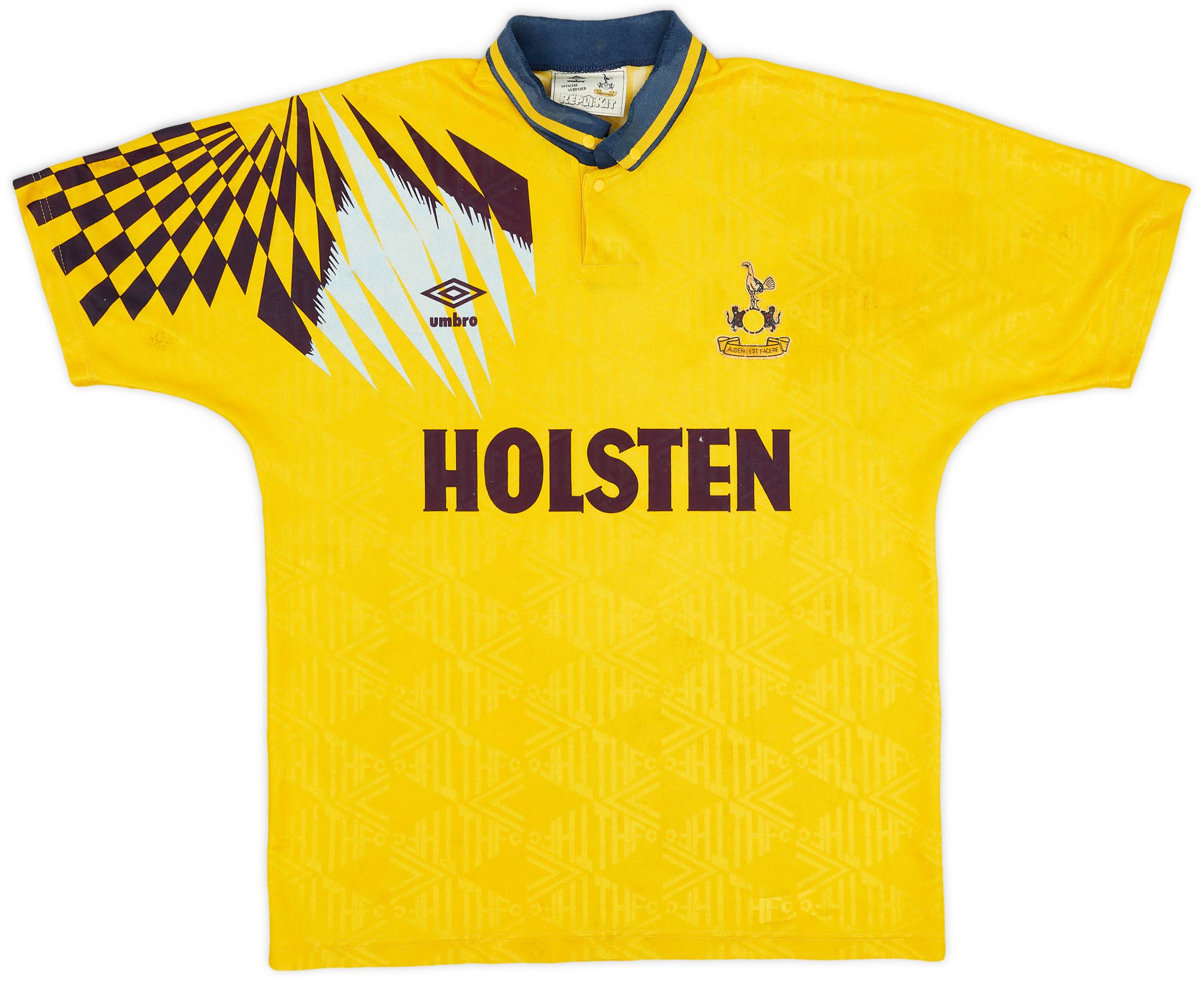 1991 95 Tottenham Away Shirt 4 10 L
