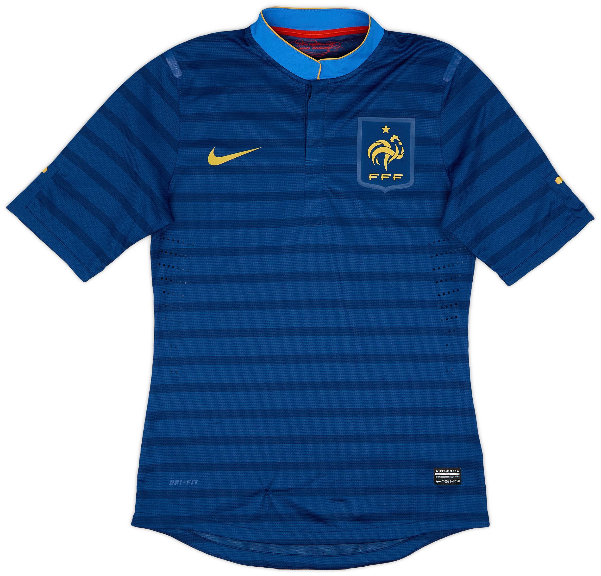 2012-13 France Authentic Home Shirt - 8/10 - (M)