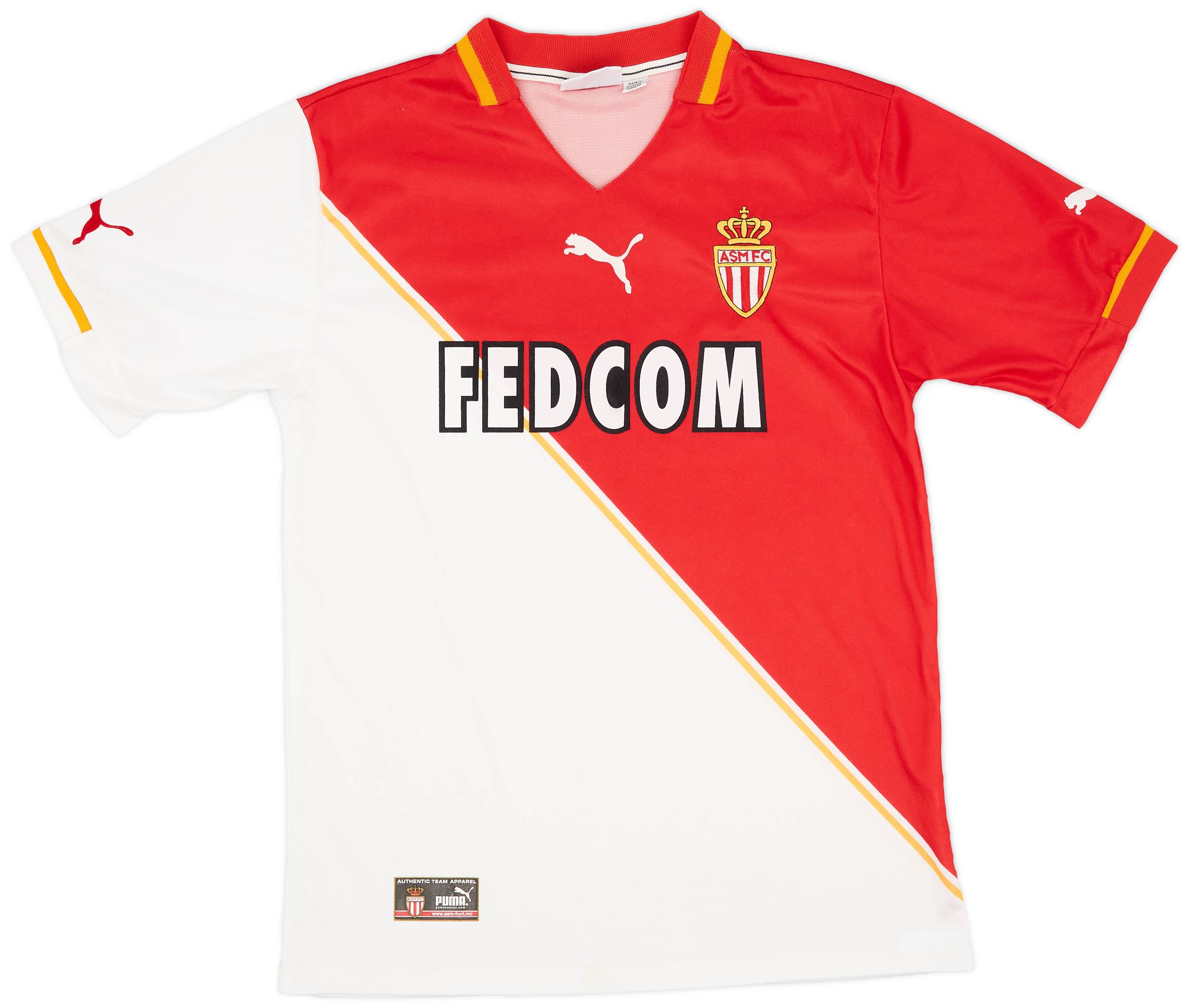 2001-02 Monaco Home Shirt - 9/10 - (L)