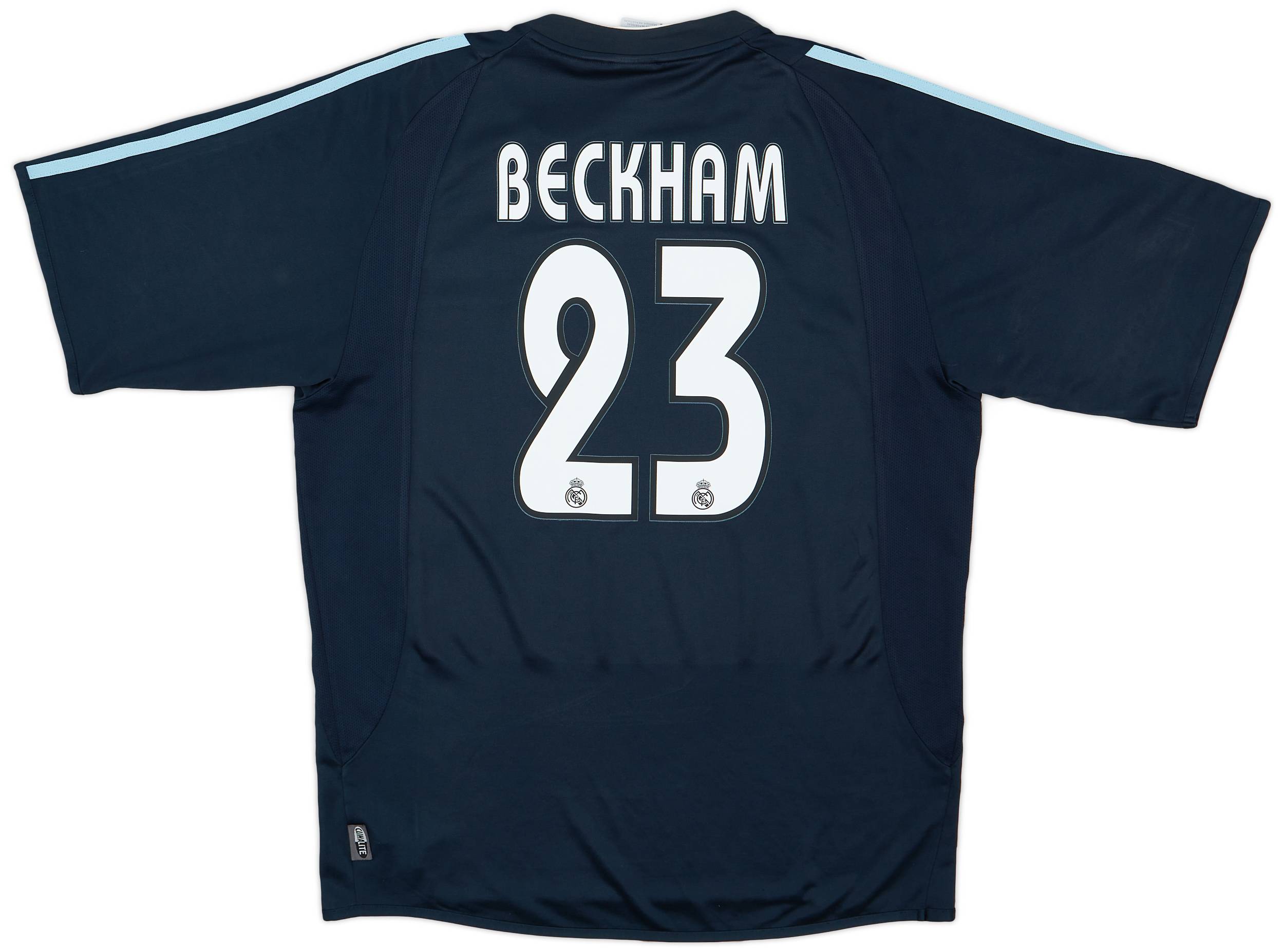 2003-04 Real Madrid Away Shirt Beckham #23 - 8/10 - (L)