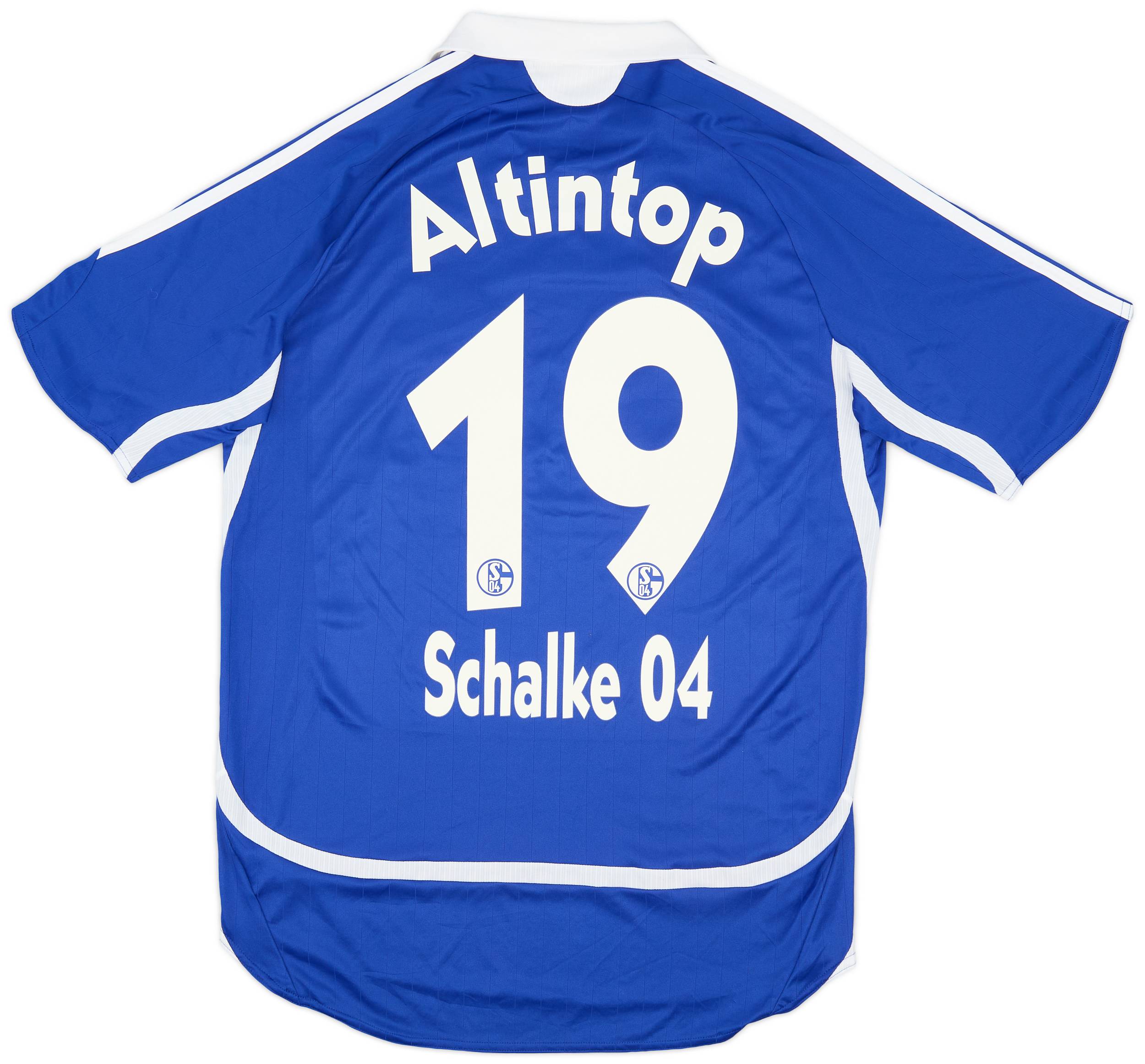2007-08 Schalke Home Shirt Altintop #19 - 6/10 - (M)