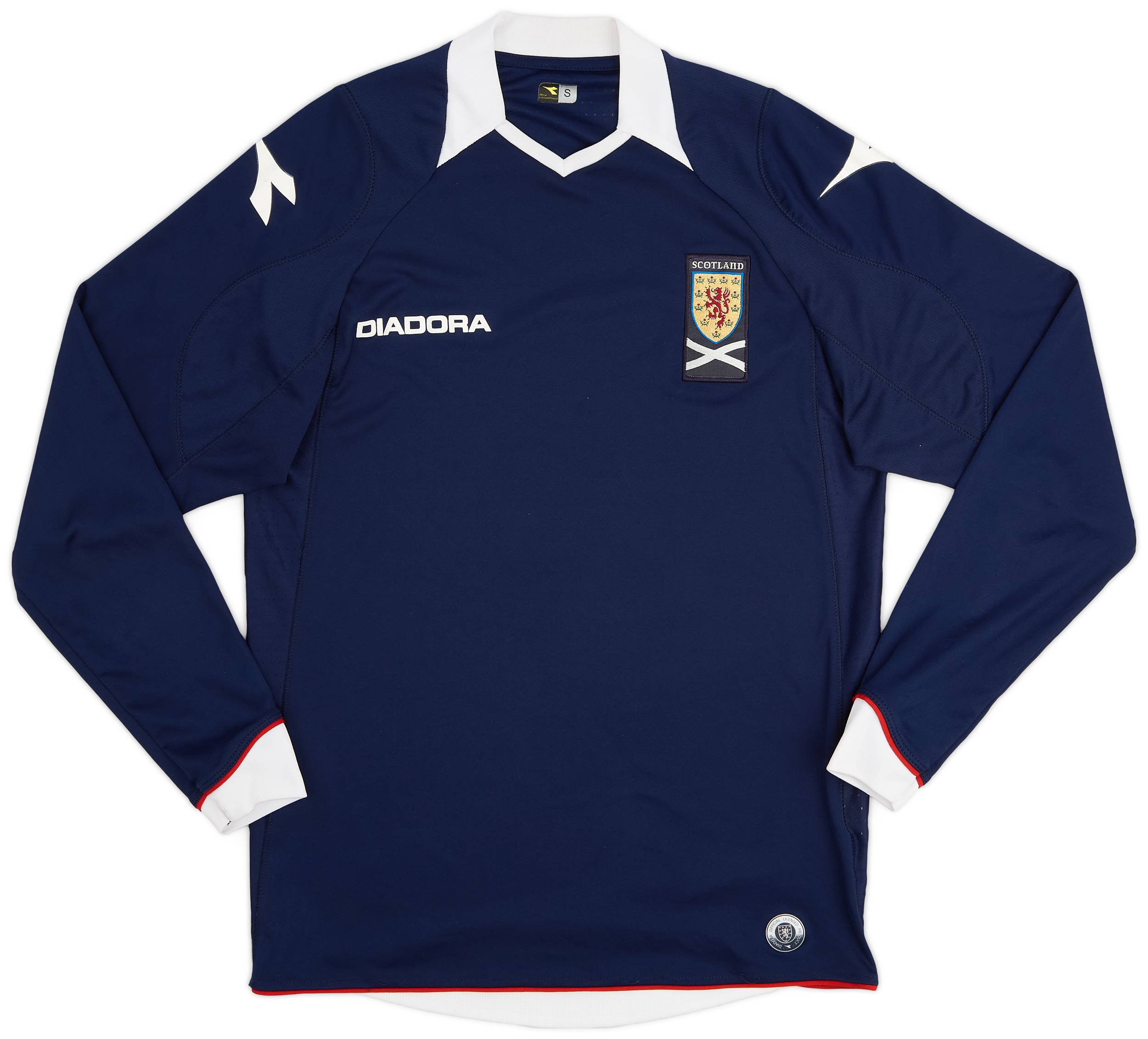 2008-09 Scotland Home L/S Shirt - 9/10 - (S)