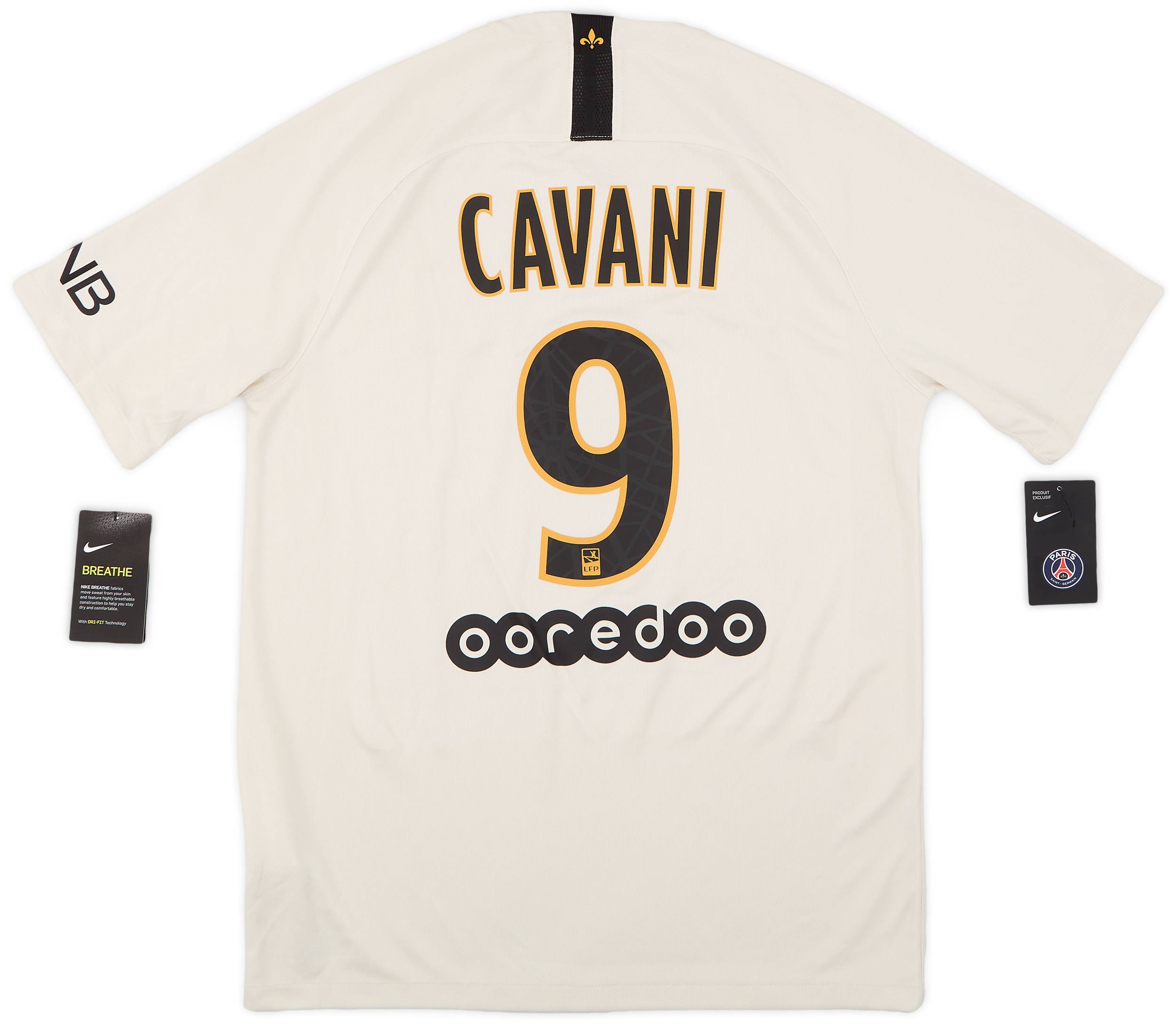 2018-19 Paris Saint-Germain Away Shirt Cavani #9 (M)