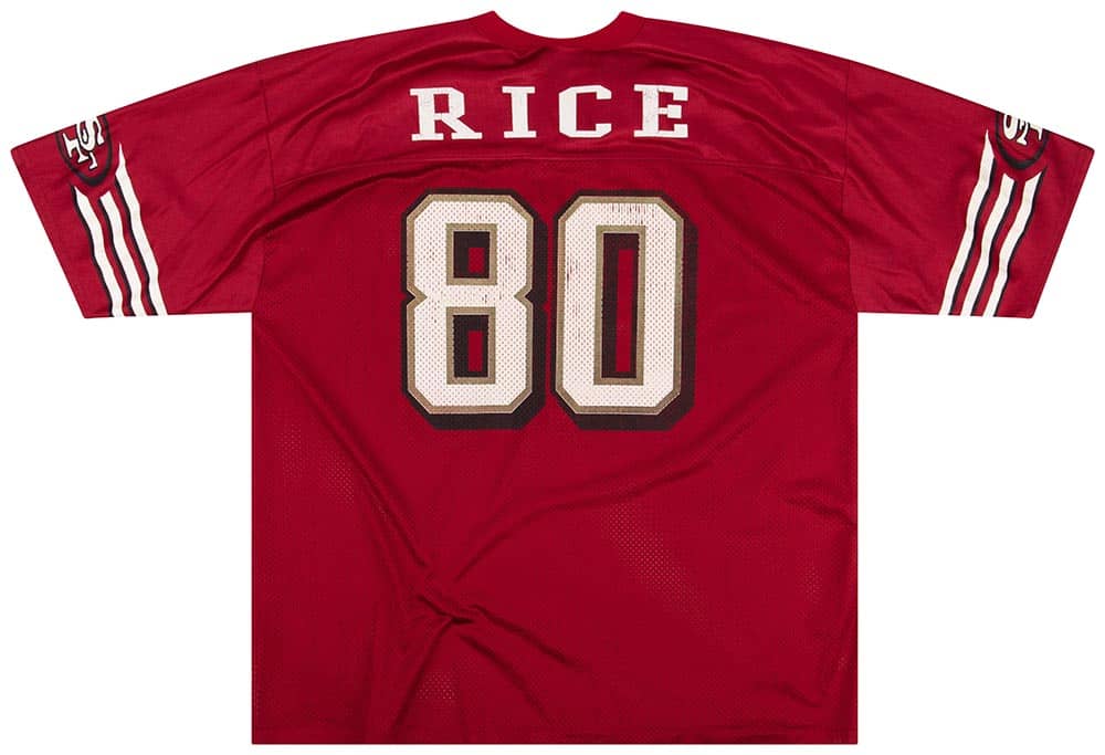 Vintage 90s NFL Starter San Francisco 49ers Jerry Rice #80