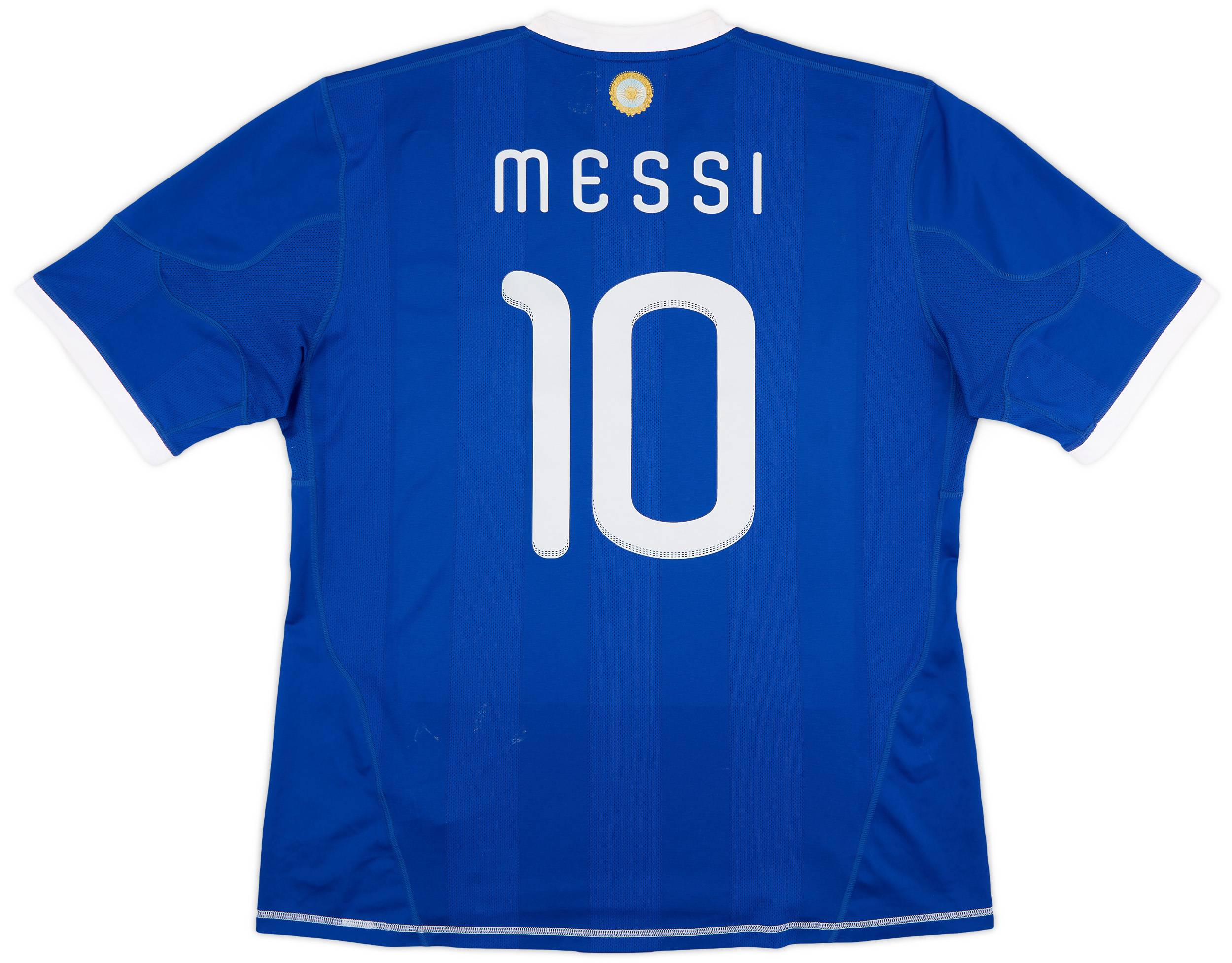2010-11 Argentina Away Shirt Messi #10 - 6/10 - (XL)