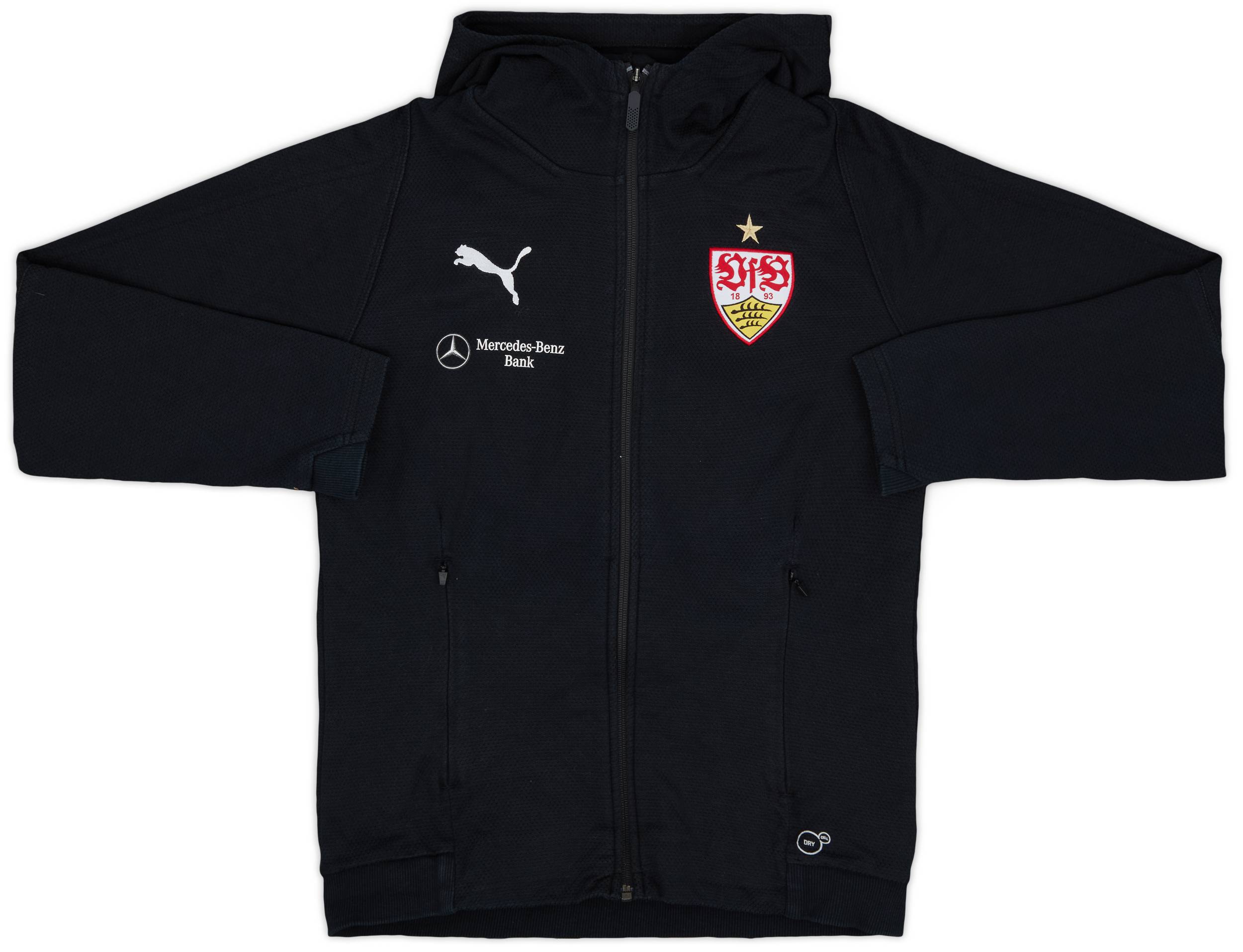 2014-15 Stuttgart Puma Hooded Track Jacket - 8/10 - (L.Boys)