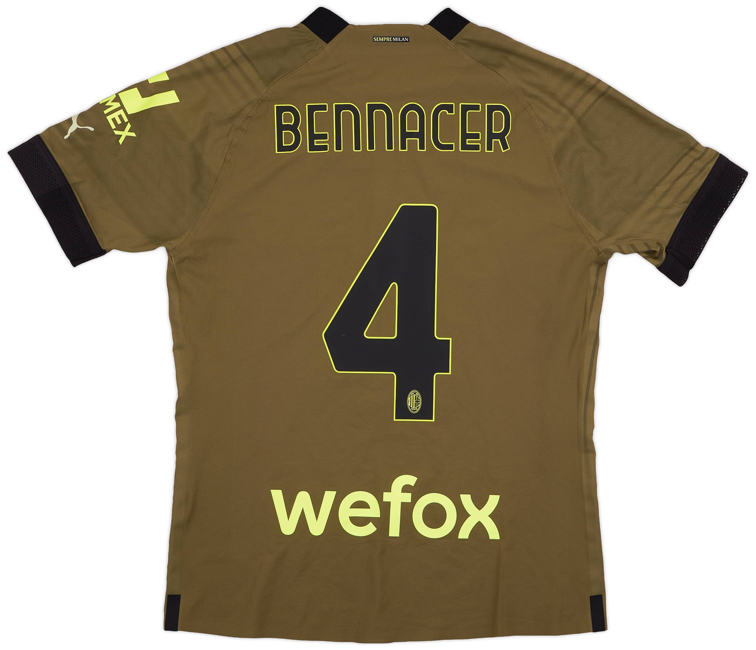 ウェア AC MILAN #4 INI ウェア AC MILAN #4 INI Milan Training Shirt 1/4 Zip - PUMA Black