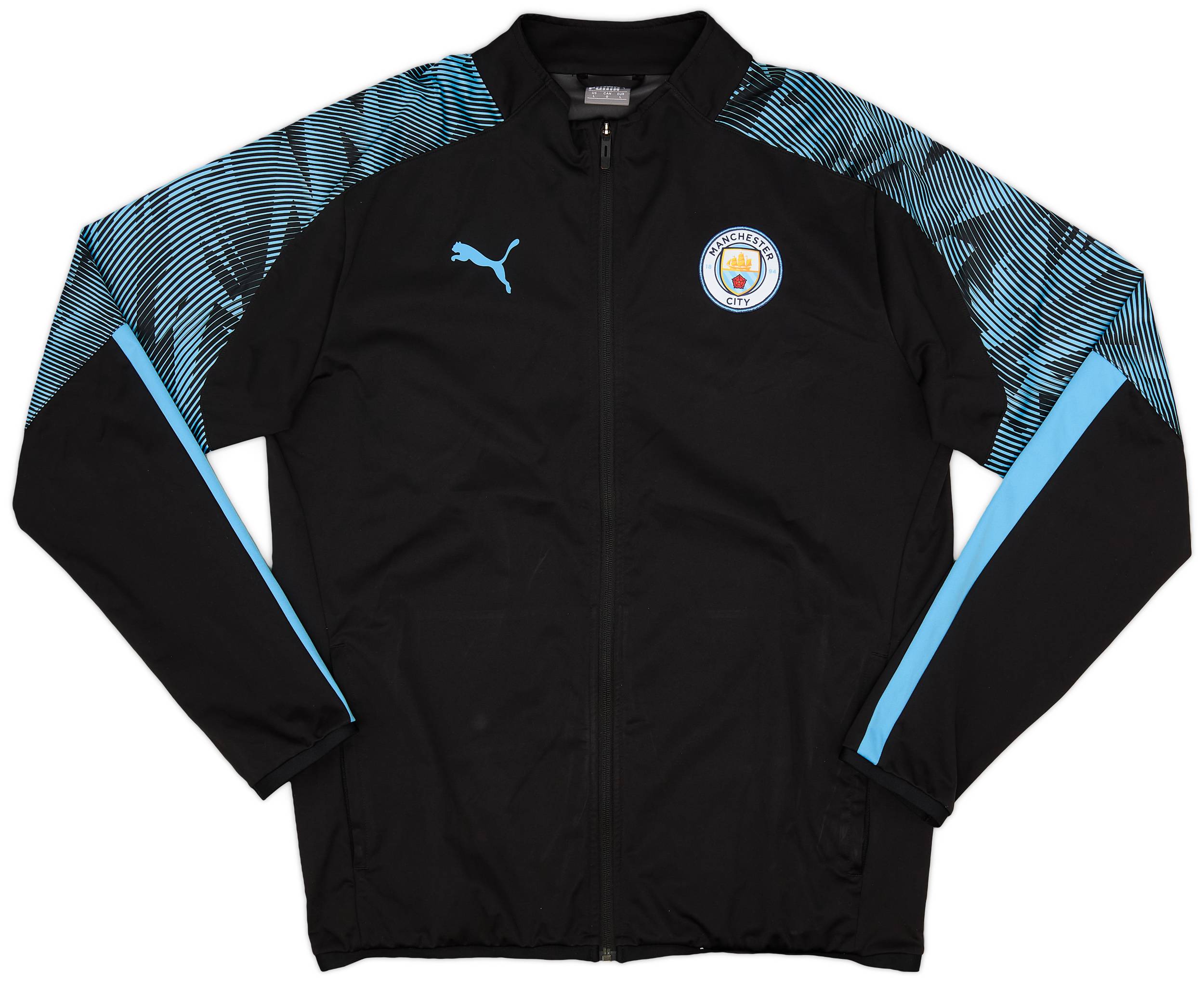 2019-20 Manchester City Puma Track Jacket - 10/10 - (L)