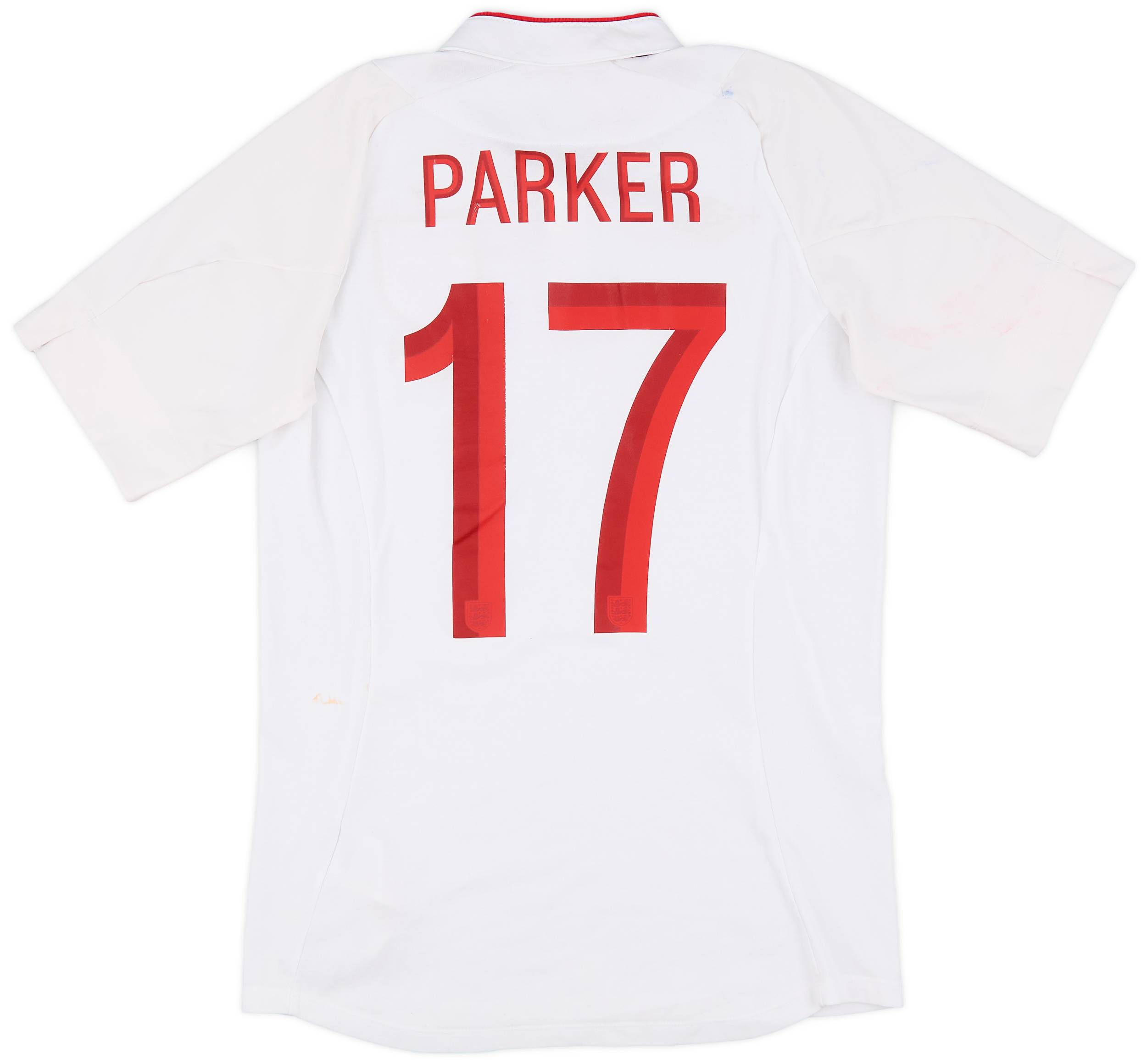 2012-13 England Home Shirt Parker #17 - 6/10 - (S)