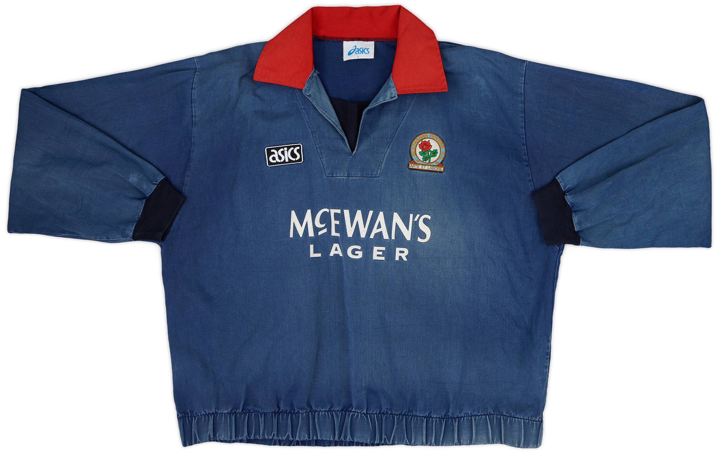 1993-94 Blackburn Asics Drill Top - 7/10 - (L)