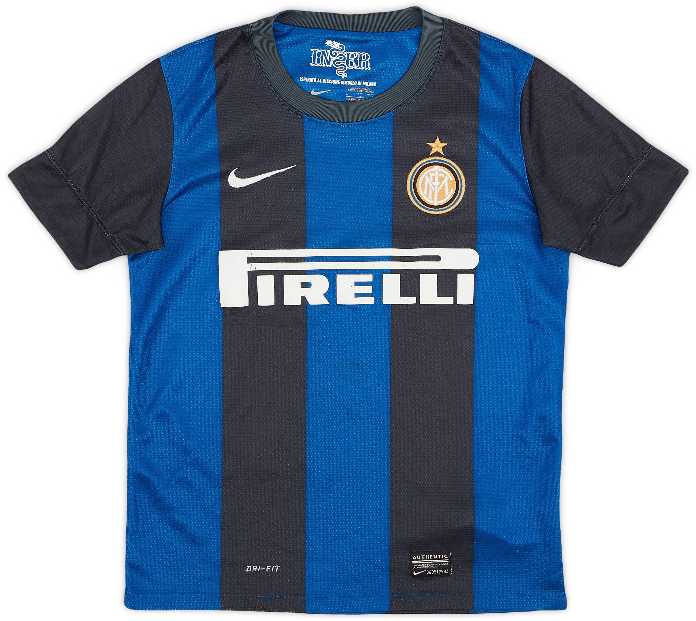 2012-13 Inter Milan Home Shirt - 6/10 - (M.Boys)