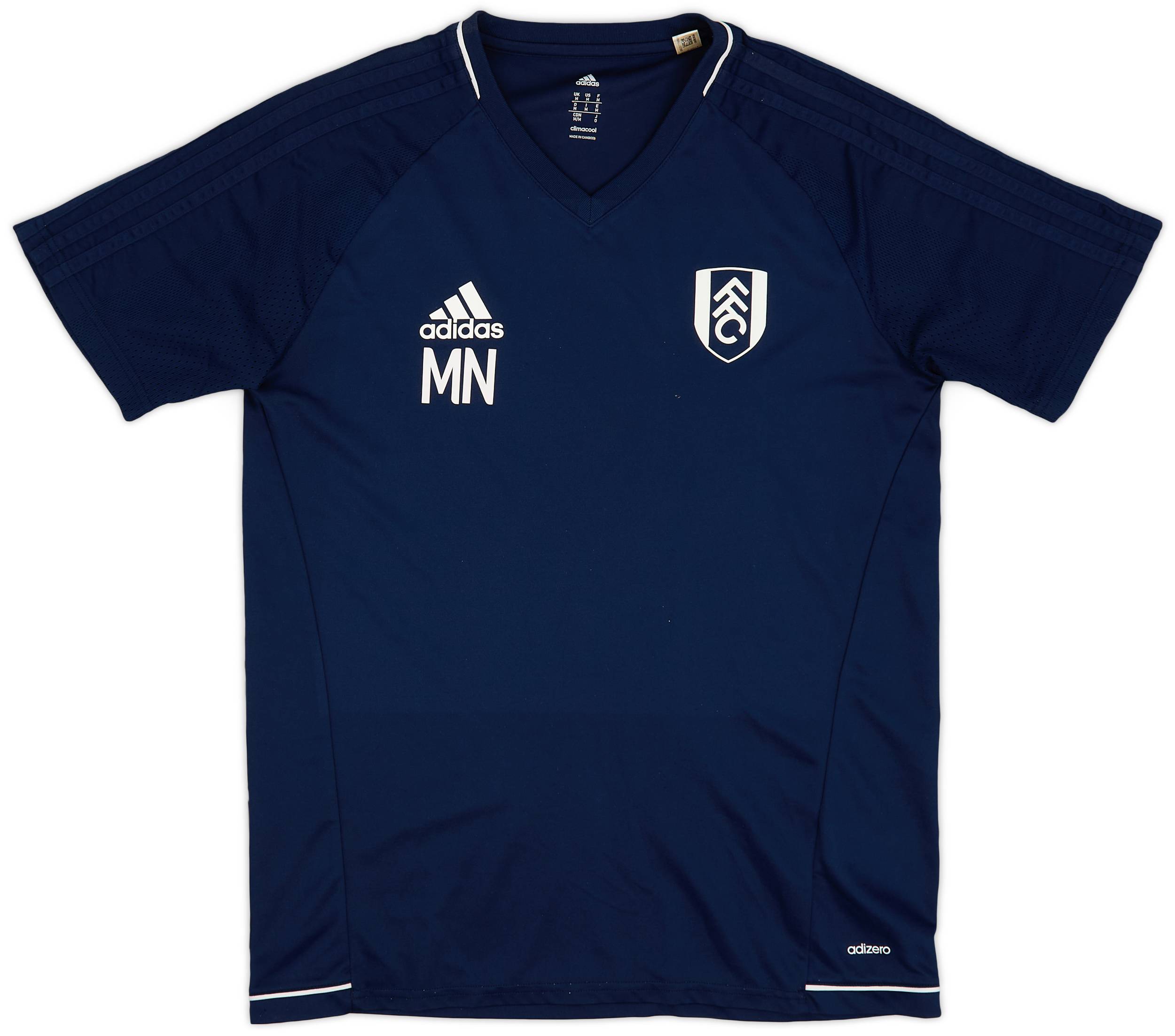 2017-18 Fulham adidas Staff Issue Training Shirt MN - 8/10 - (M)