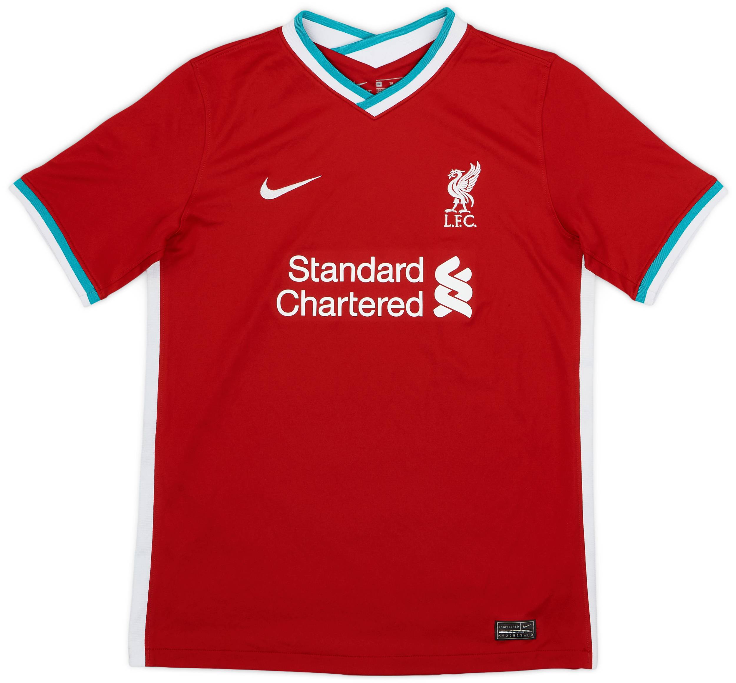 2020-21 Liverpool Home Shirt - 8/10 - (XL.Boys)