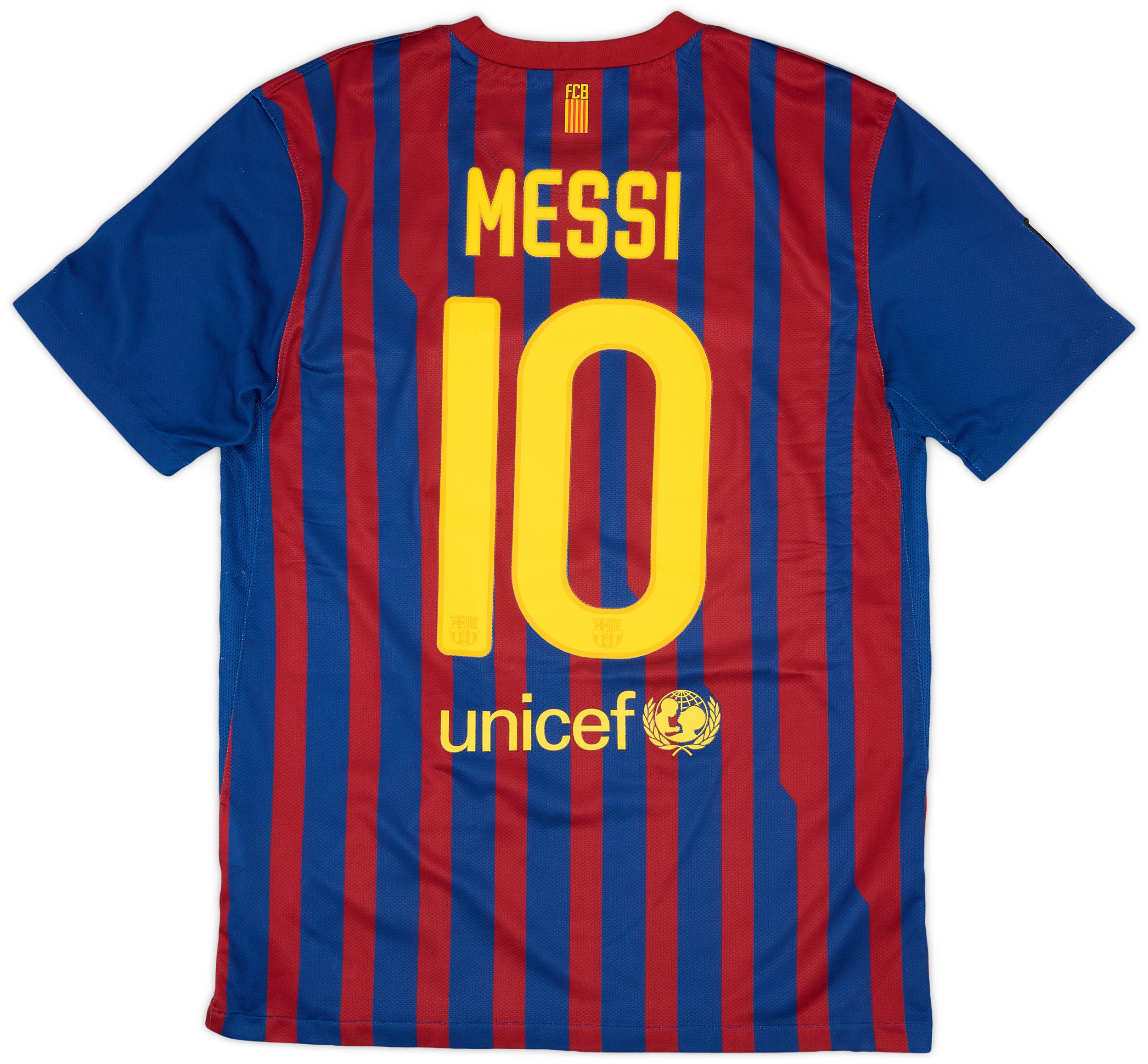 2011-12 Barcelona Home Shirt Messi #10 - 9/10 - (M)