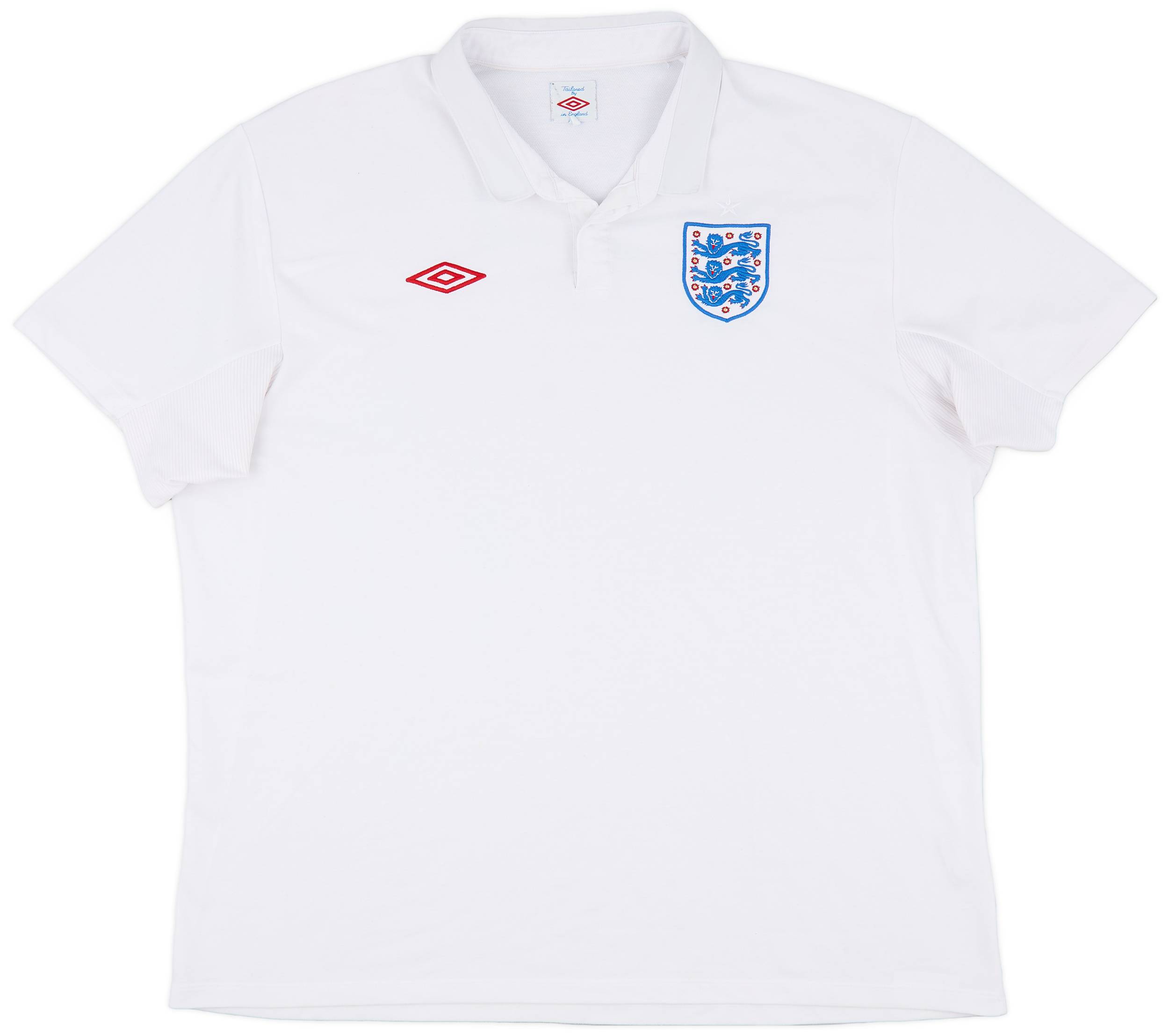 2009-10 England Home Shirt - 8/10 - (3XL)