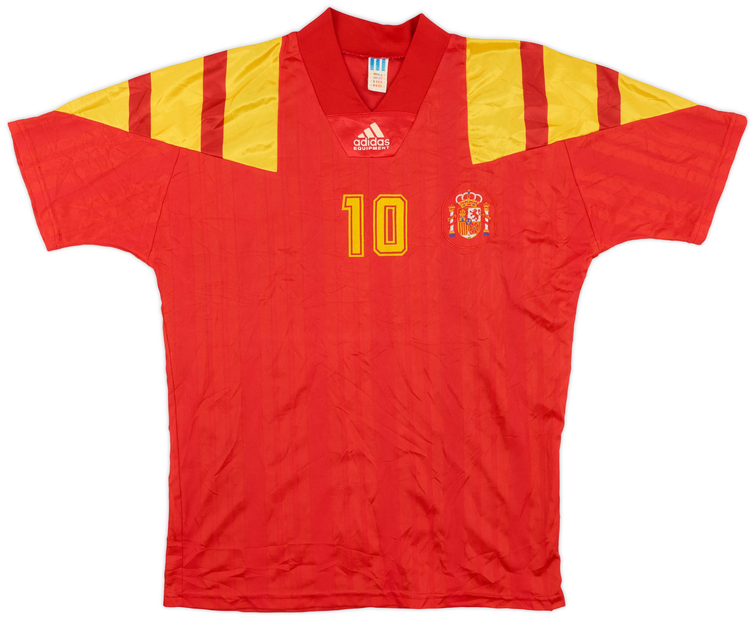VINTAGE SPAIN NATIONAL FOOTBALL SHIRT 1996 1998 camiseta