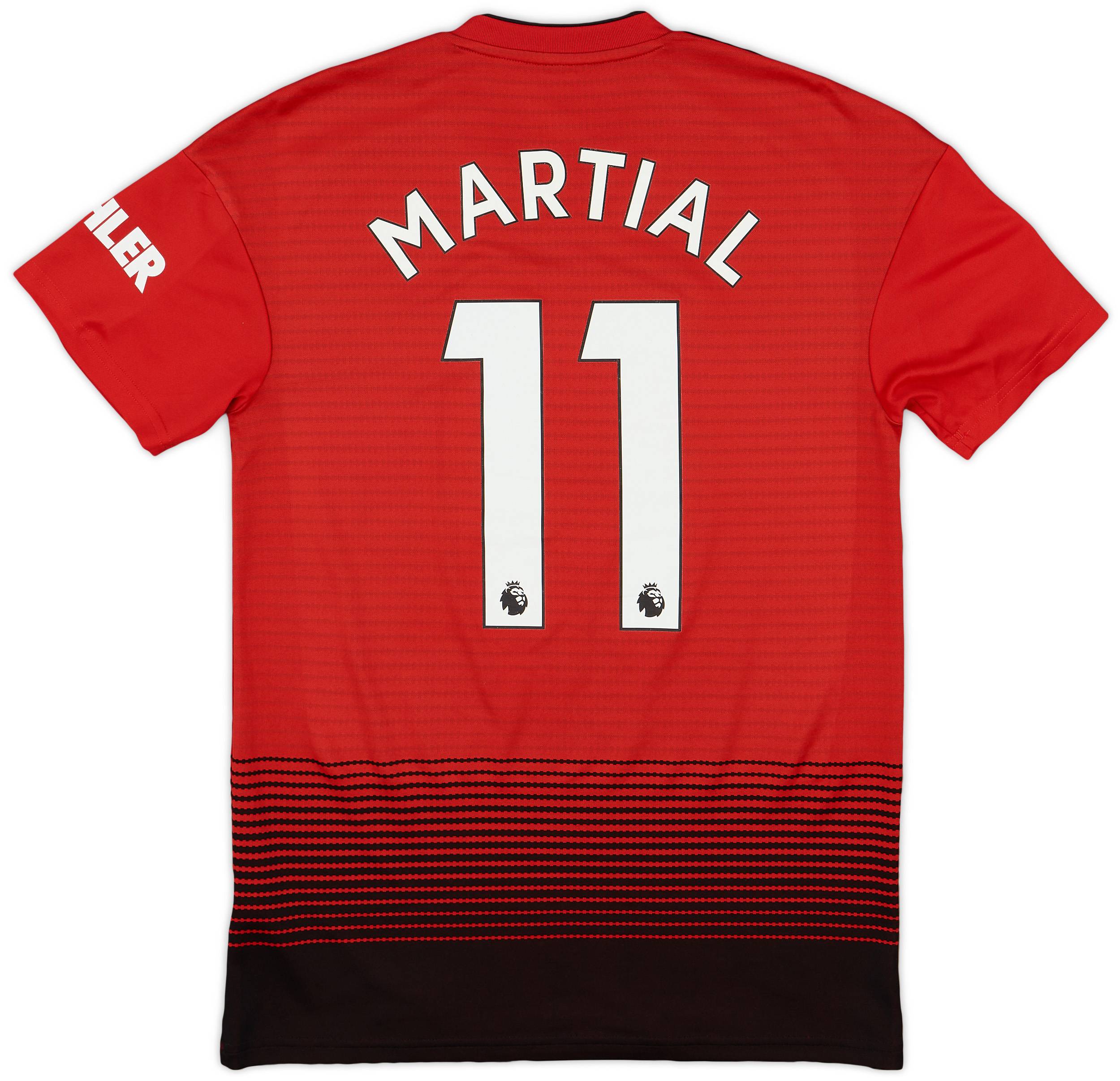 2018-19 Manchester United Home Shirt Martial #11 - 9/10 - (S)
