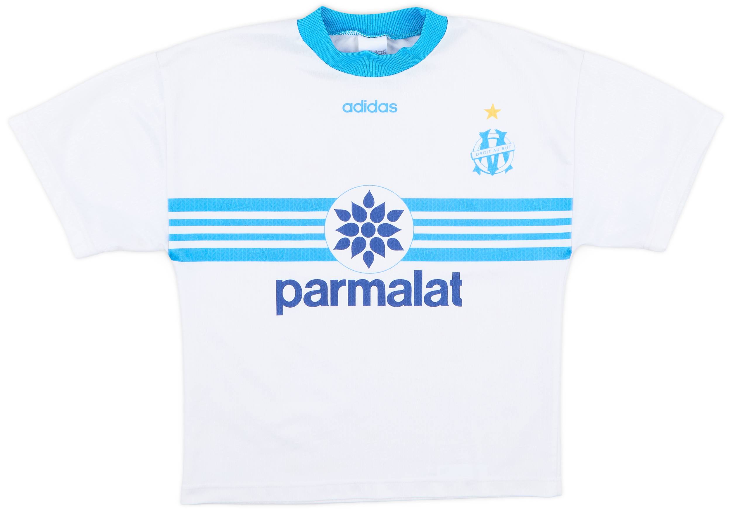1996-97 Olympique Marseille Home Shirt - 9/10 - (S.Boys)