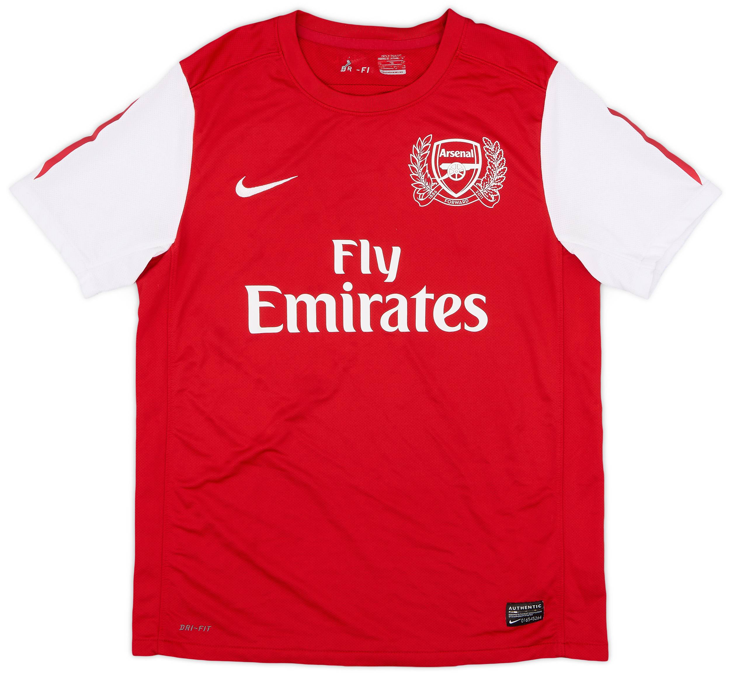 2011-12 Arsenal Home Shirt - 9/10 - (XL.Boys)
