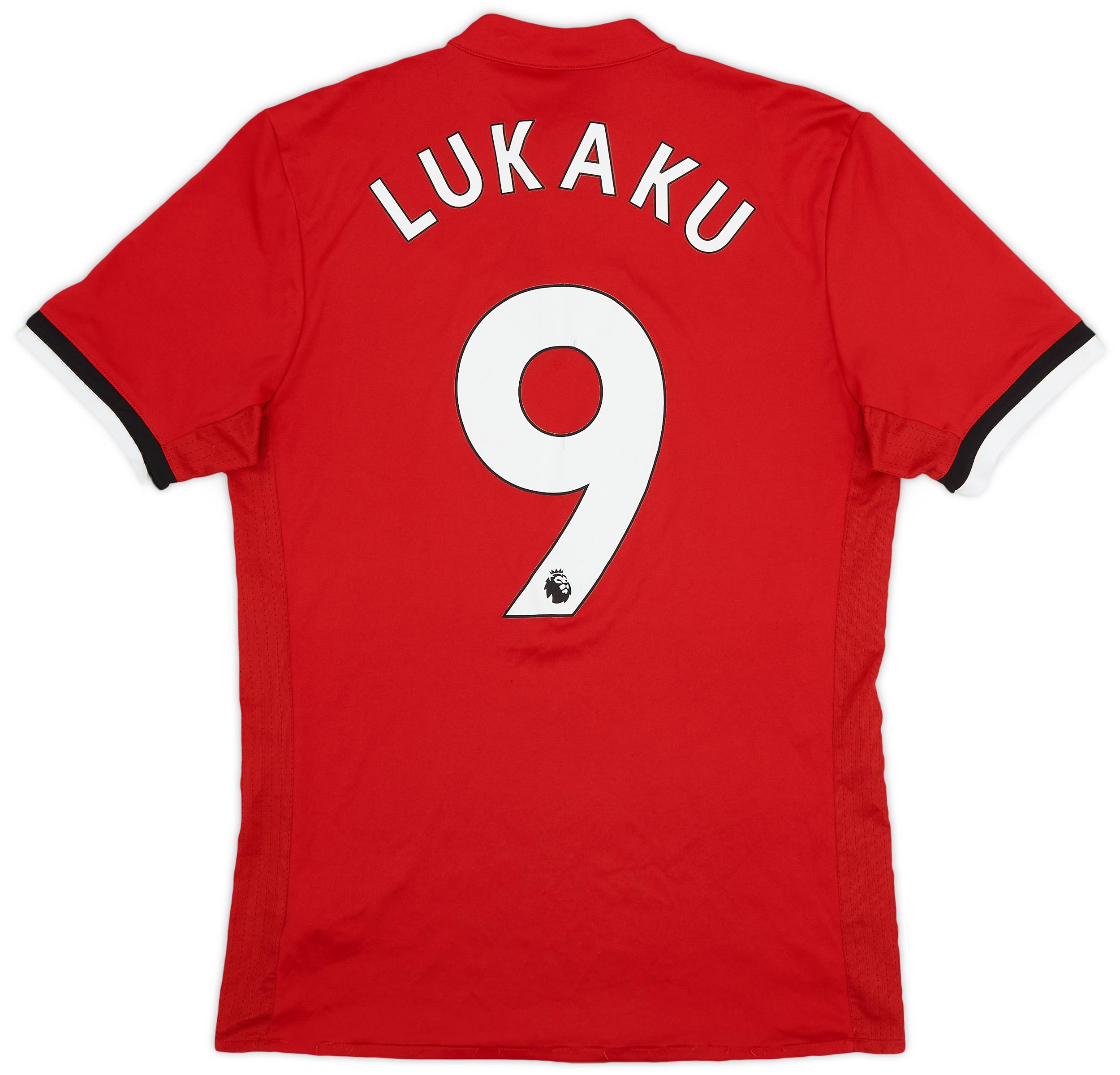 2017-18 Manchester United Home Shirt Lukaku #9 - 7/10 - (S)