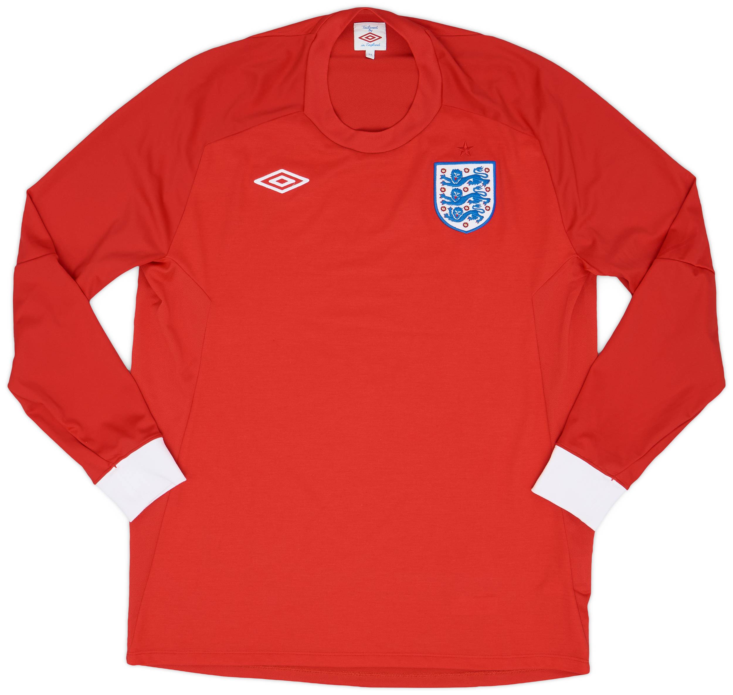 2010-11 England Away L/S Shirt - 9/10 - (L)
