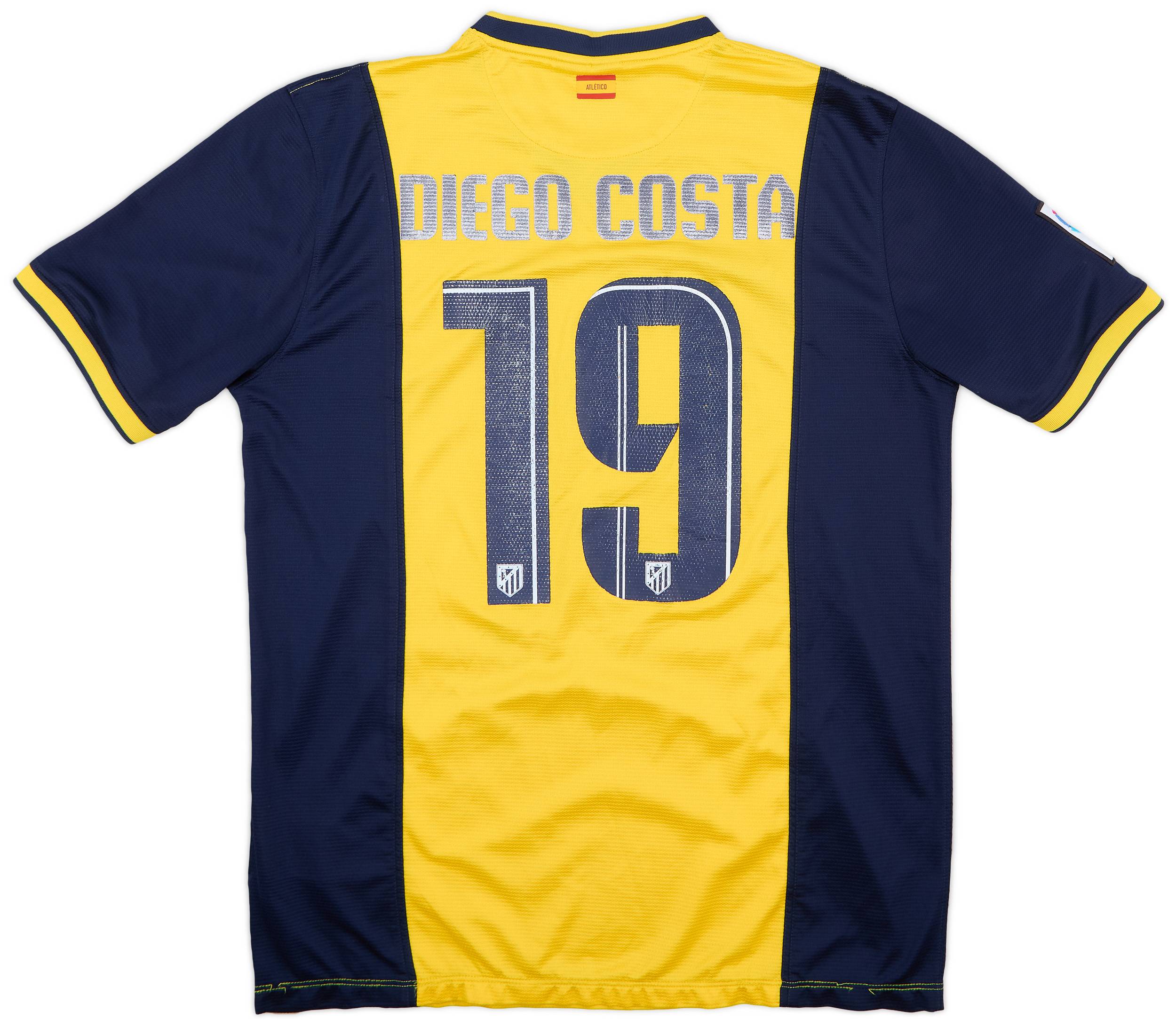 2013-14 Atletico Madrid Away Shirt Diego Costa #19 - 5/10 - (L)