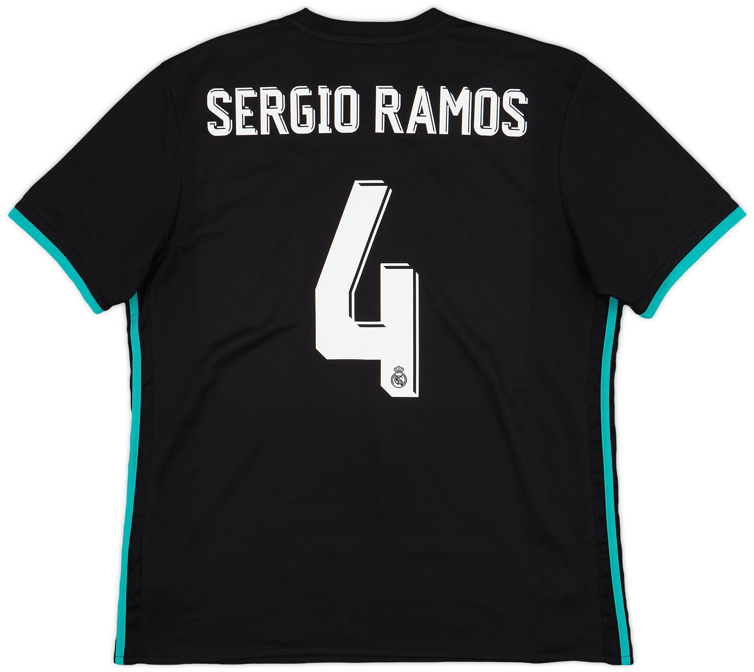 2017-18 Real Madrid Away Shirt Sergio Ramos #4 - 10/10 - (XL)