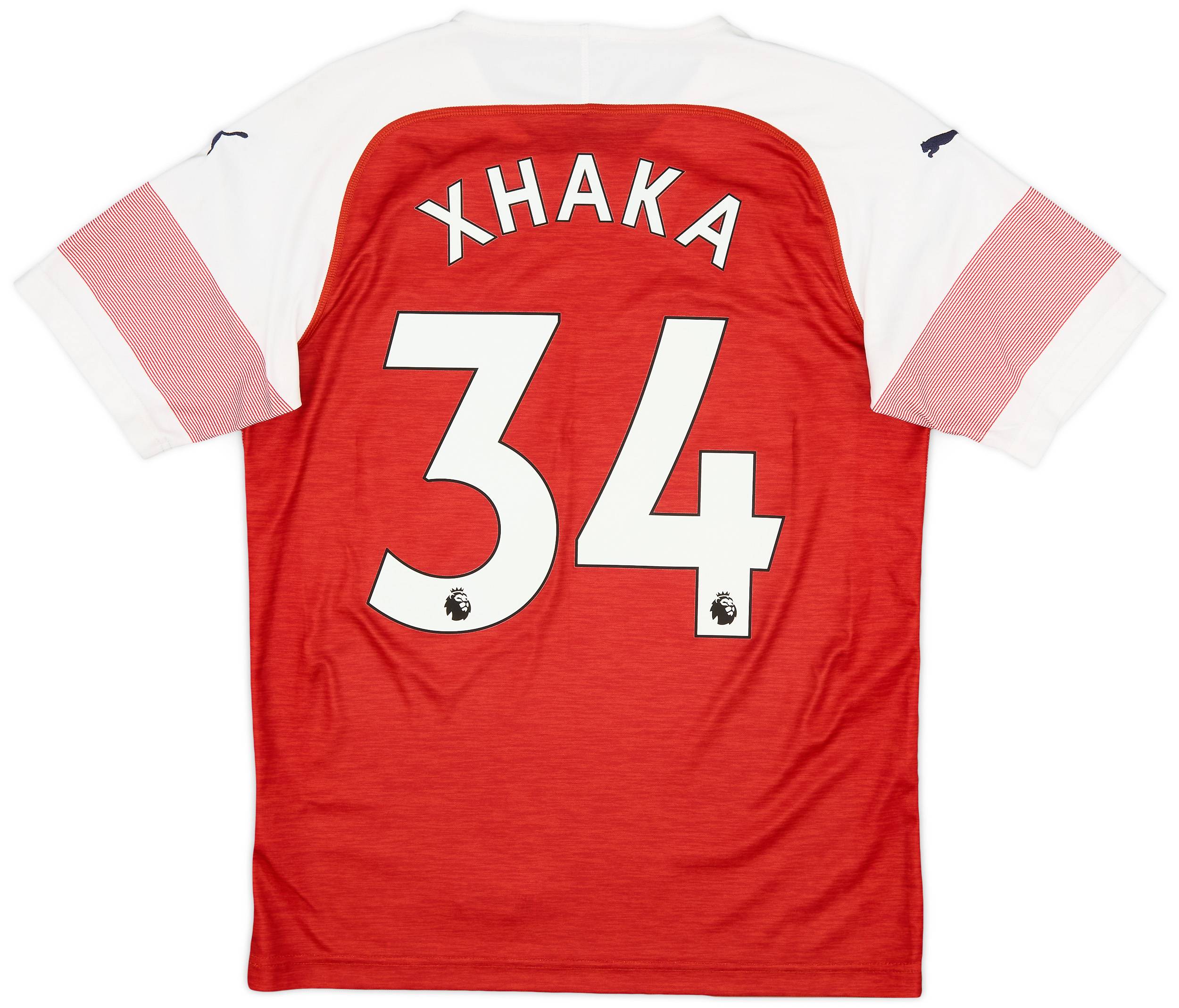 2018-19 Arsenal Home Shirt Xhaka #34 - 9/10 - (M)