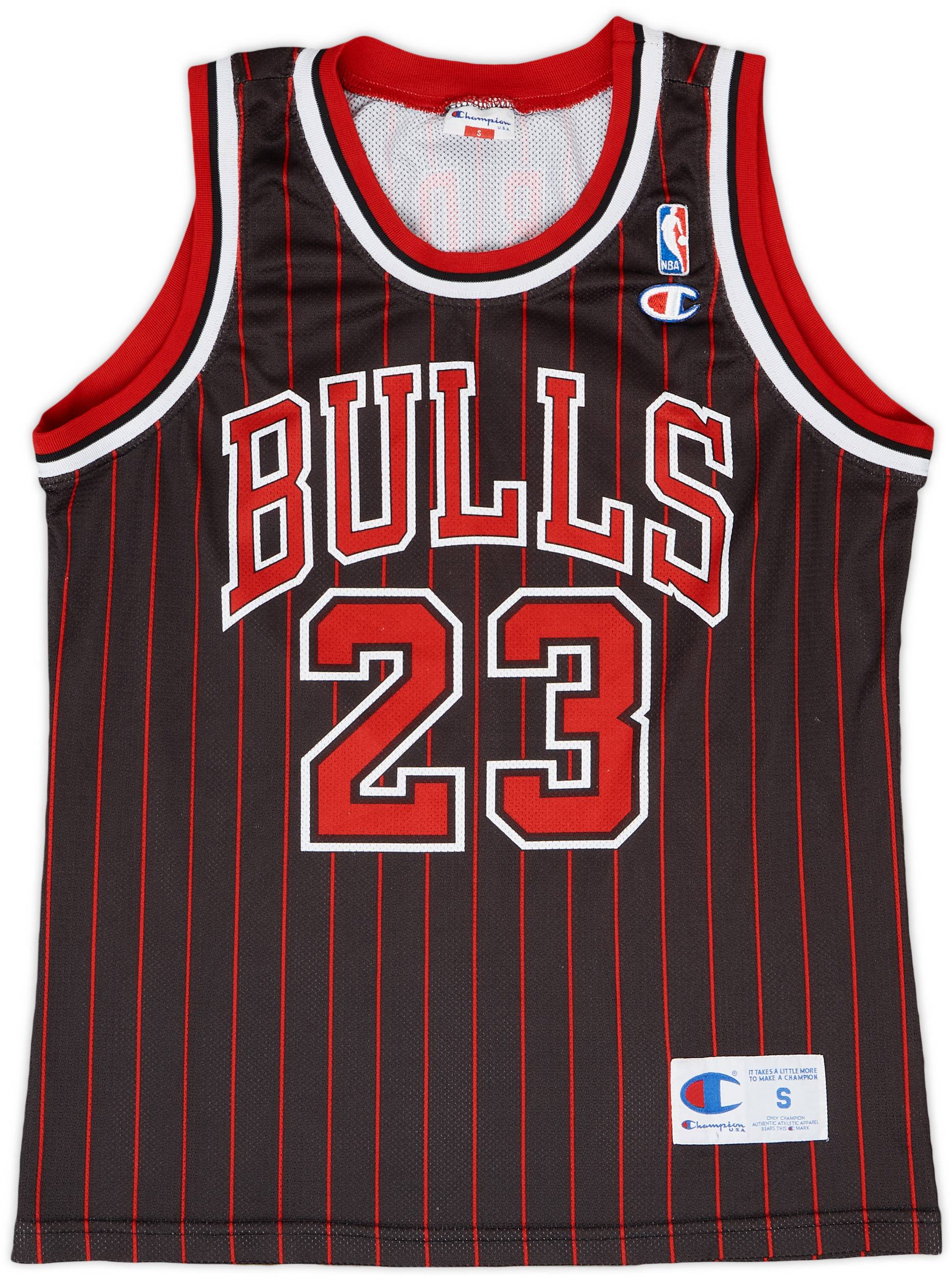 1995-97 Chicago Bulls Jordan #23 Champion Alternate Jersey - 9/10 - (S)