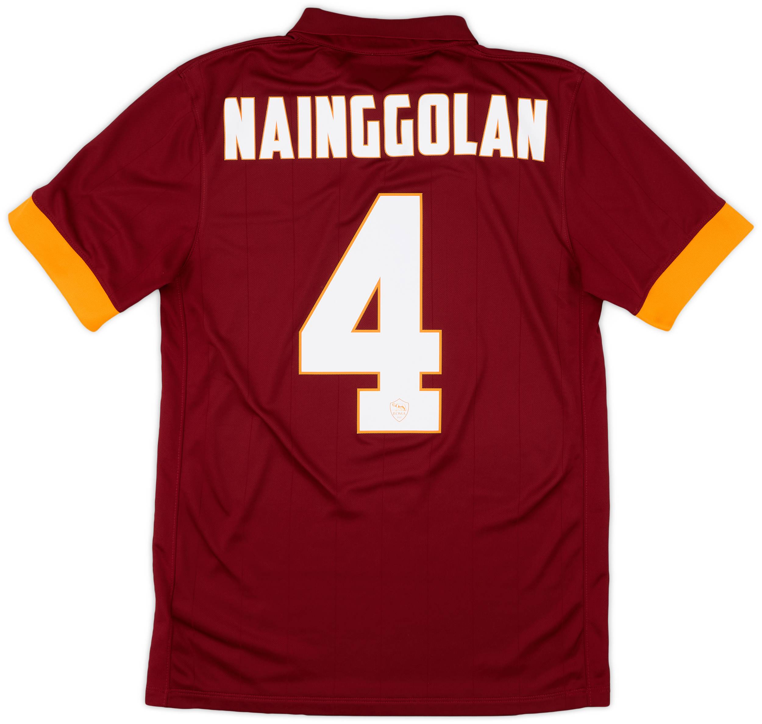2014-15 Roma Home Shirt Nainggolan #4 - 8/10 - (S)