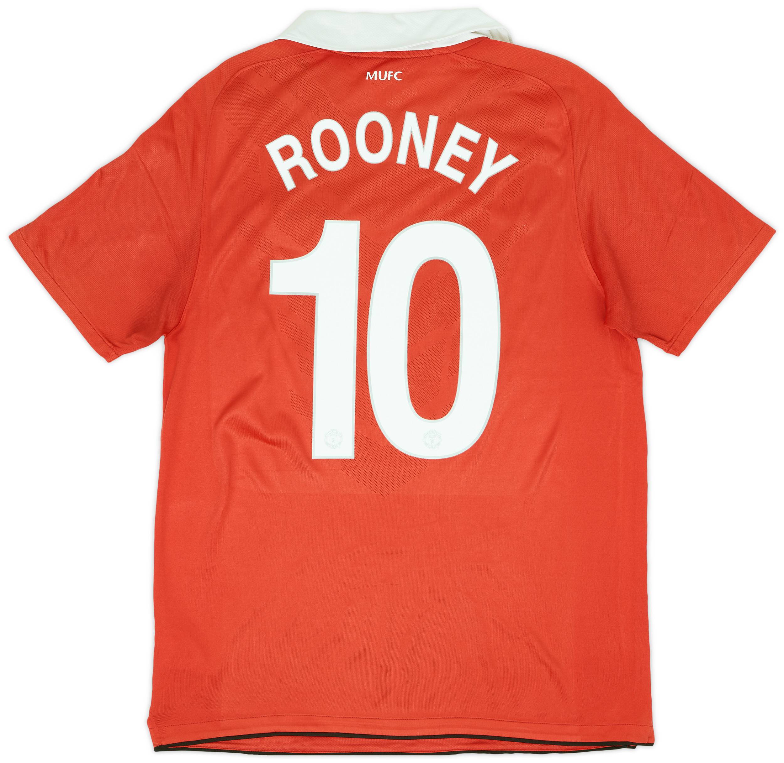 2010-11 Manchester United Home Shirt Rooney #10 - 6/10 - (M)