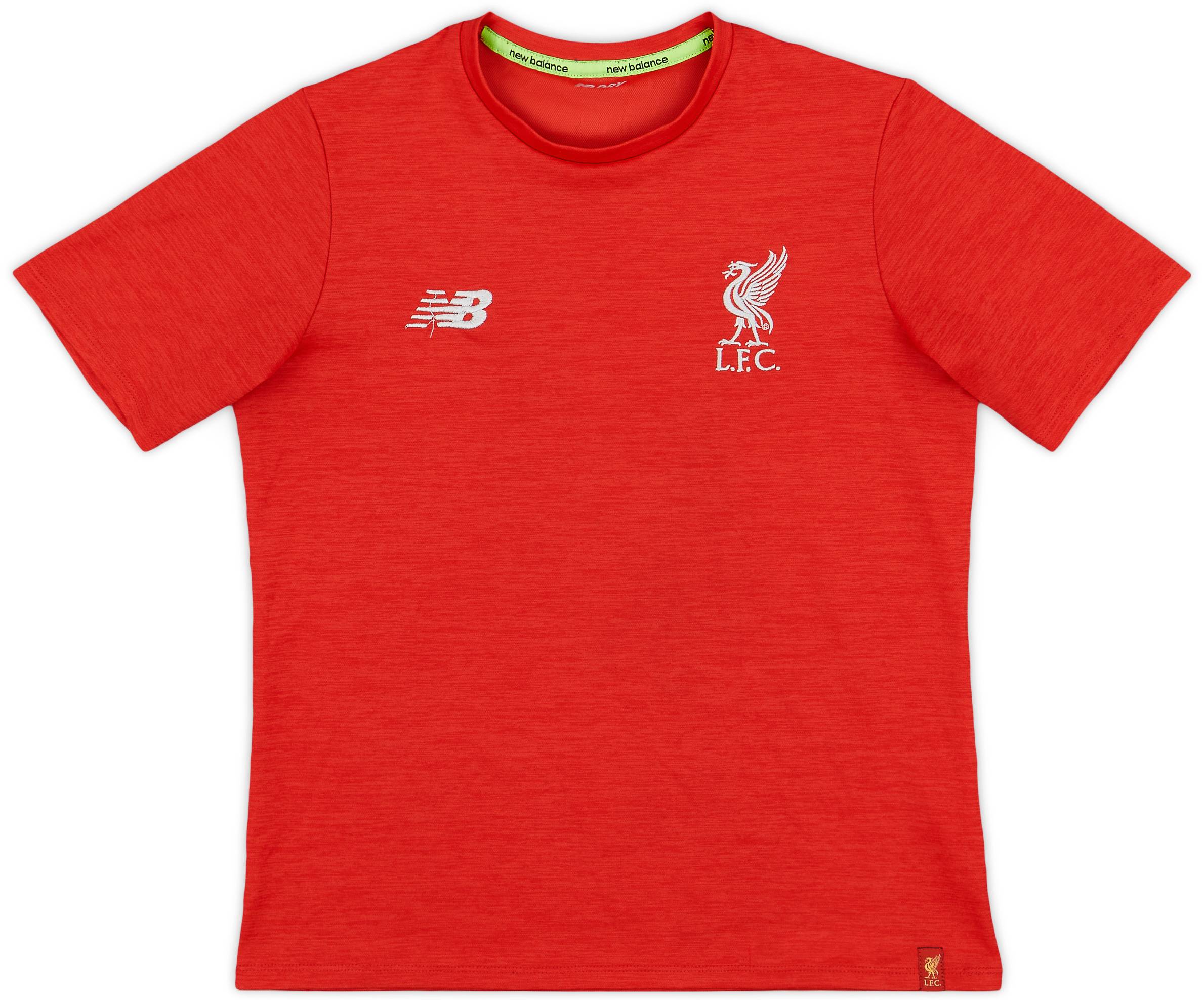 2018-19 Liverpool New Balance Training Shirt - 8/10 - (M.Boys)
