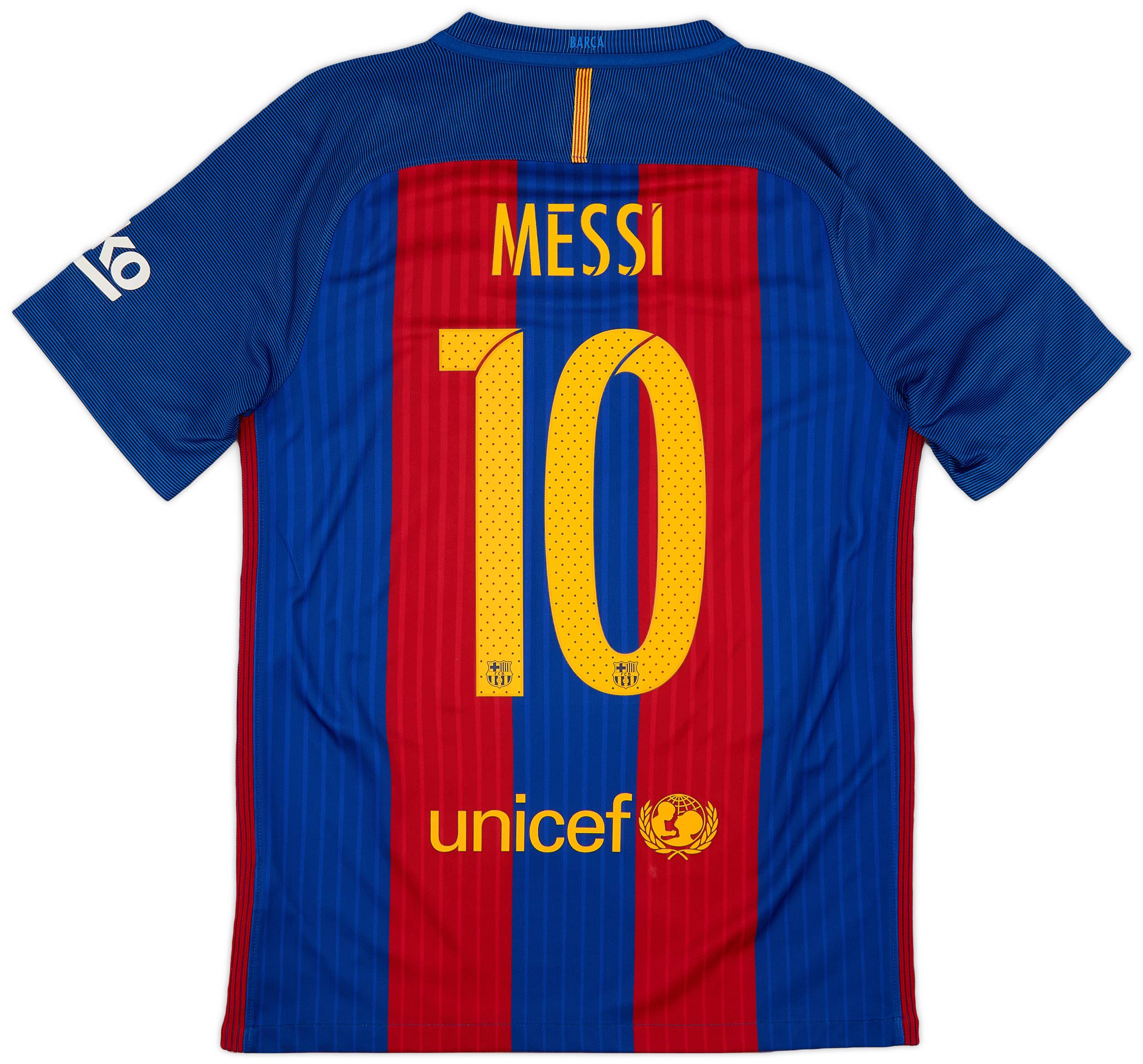 2016-17 Barcelona Home Shirt Messi #10 (S)