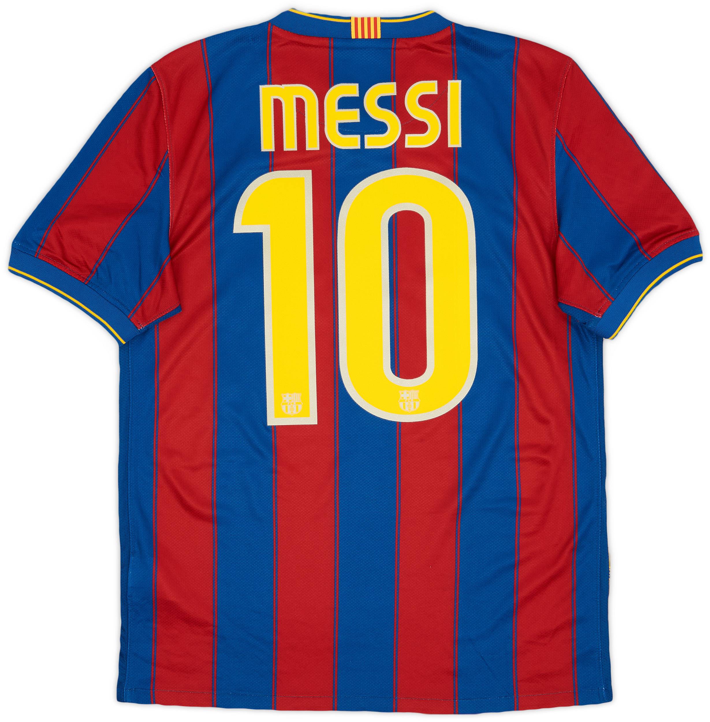 2009-10 Barcelona Home Shirt Messi #10 - 9/10 - (S)