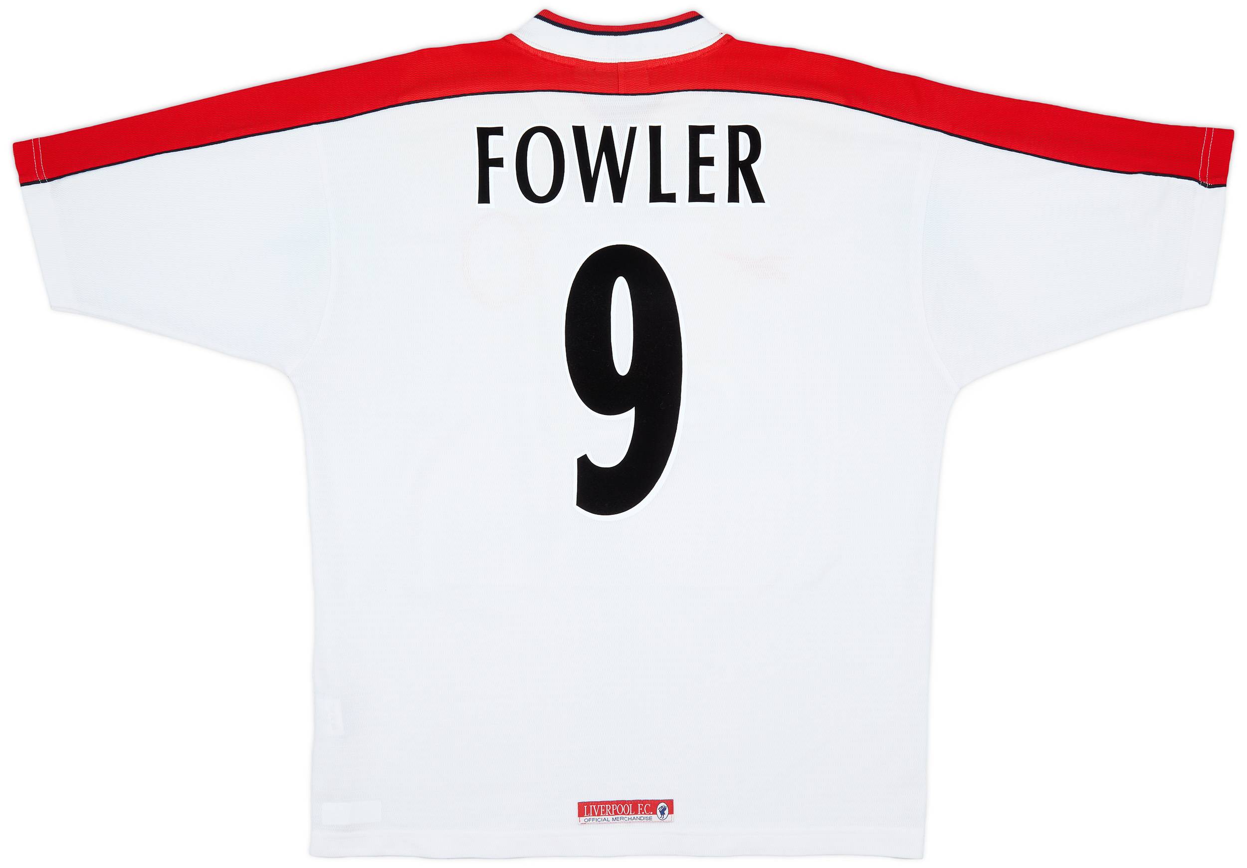1998-99 Liverpool Away Shirt Fowler #9 - 8/10 - (L)