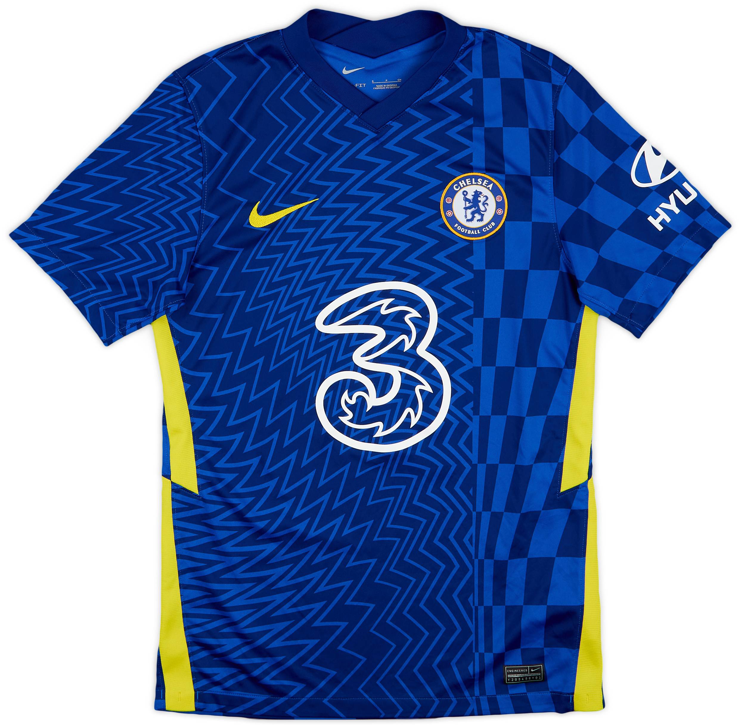 Chelsea T.SILVA ユニフォーム 2021-22 Chelsea Home Shirt T.Silva #6 - 9/10 - (S)