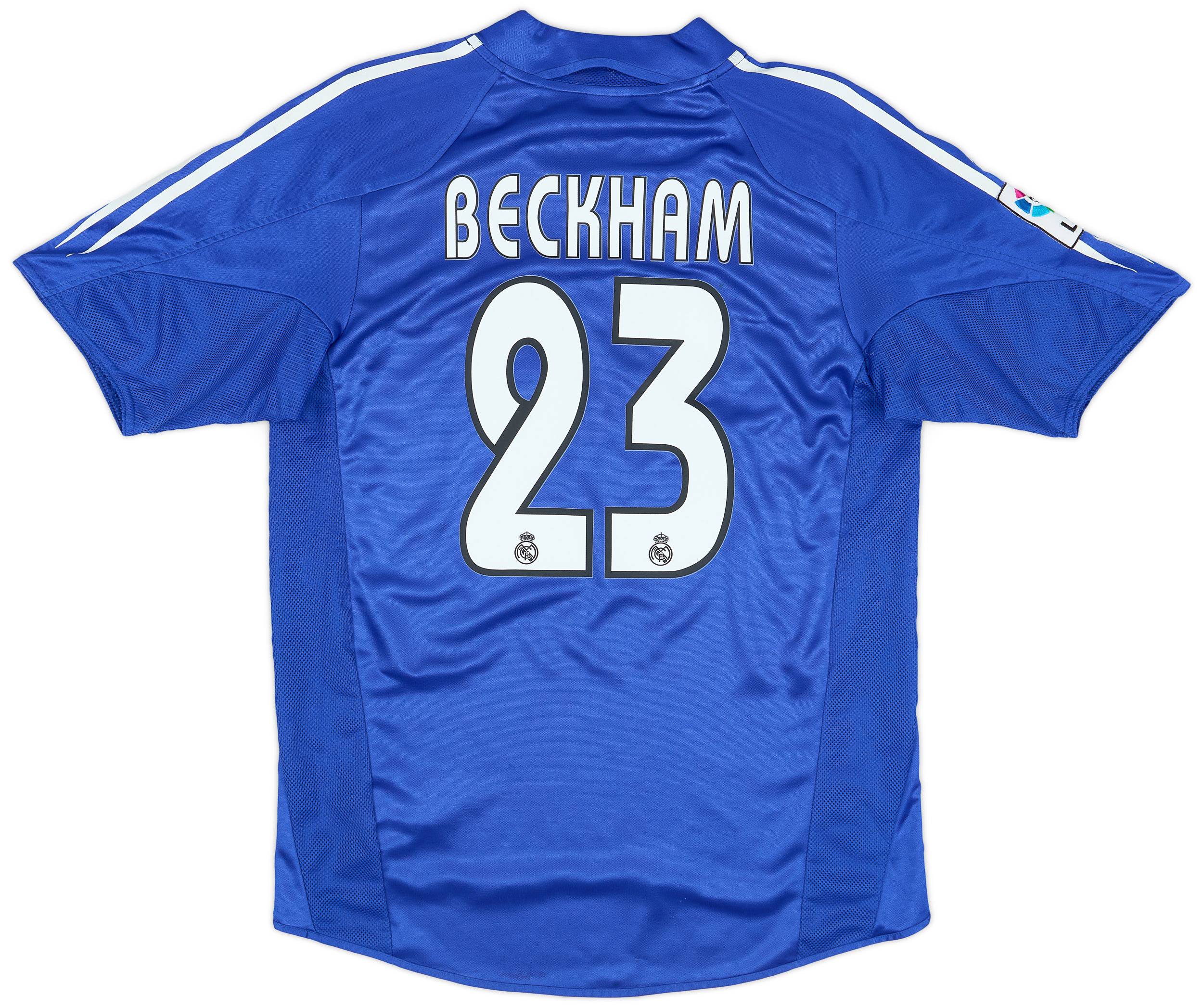 2004-05 Real Madrid Third Shirt Beckham #23 - 9/10 - (S)