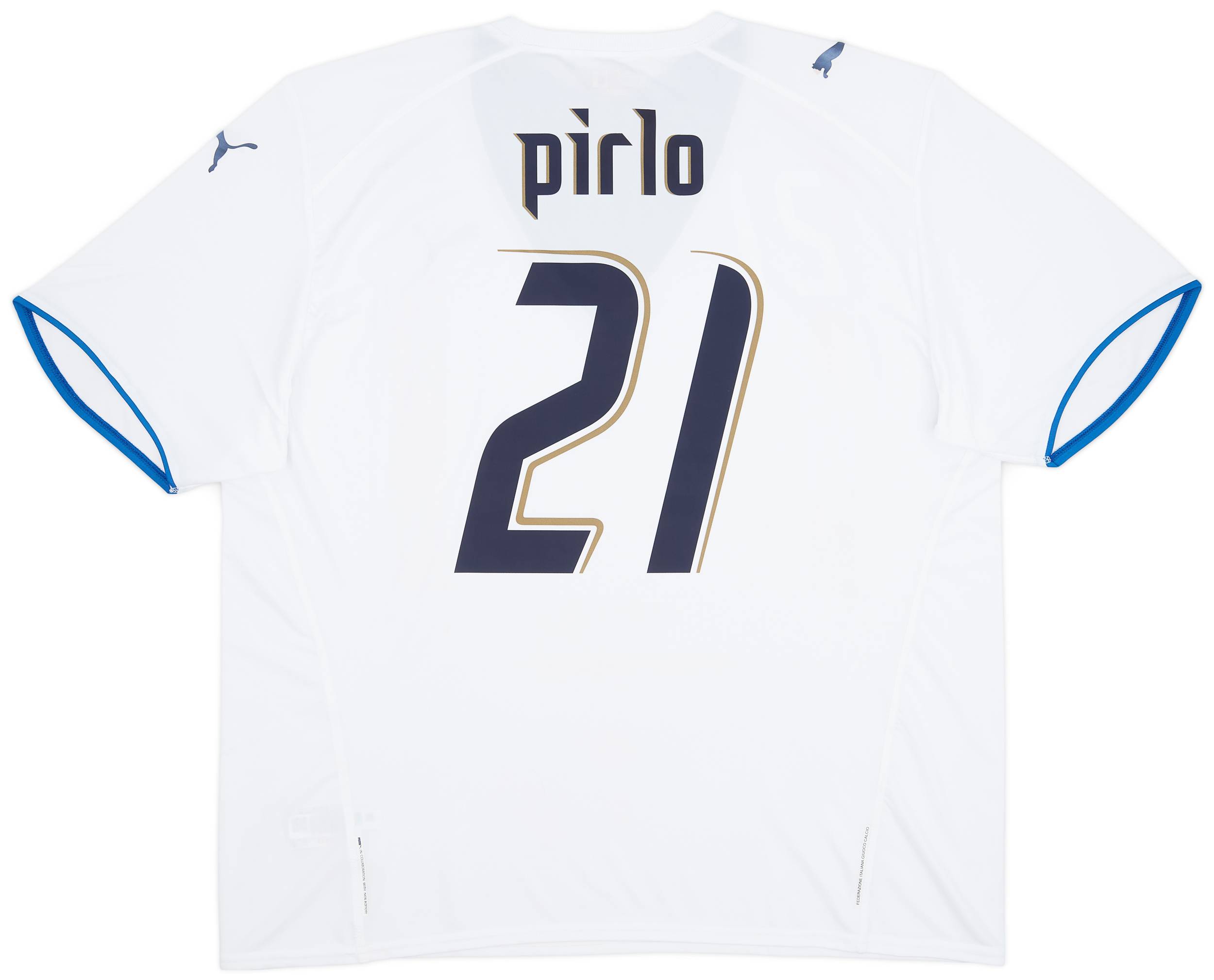 2006 Italy Away Shirt Pirlo #21 (XXL)