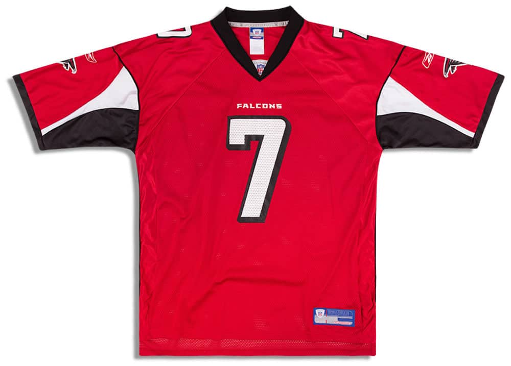 2003-04 Atlanta Falcons Vick #7 Reebok On Field Jersey (Alternate) Y