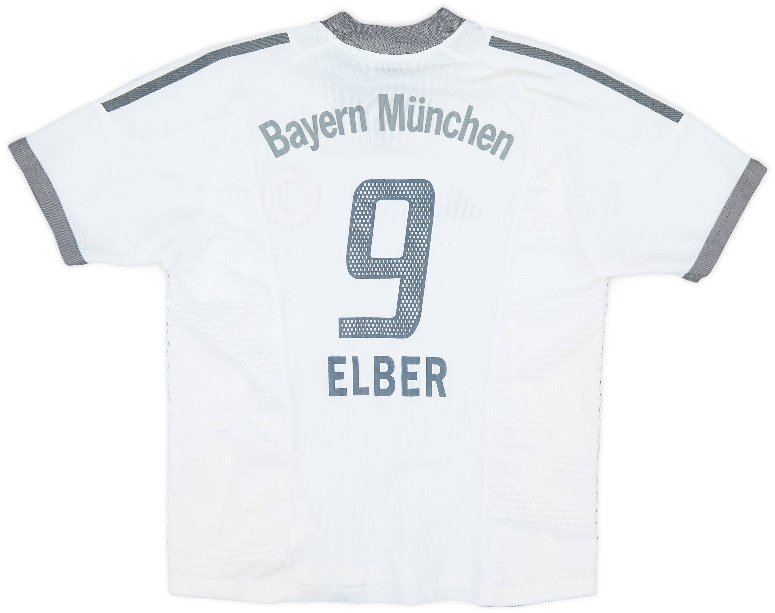 2002-03 Bayern Munich Away Shirt Elber #9 - 7/10 - (L.Boys)