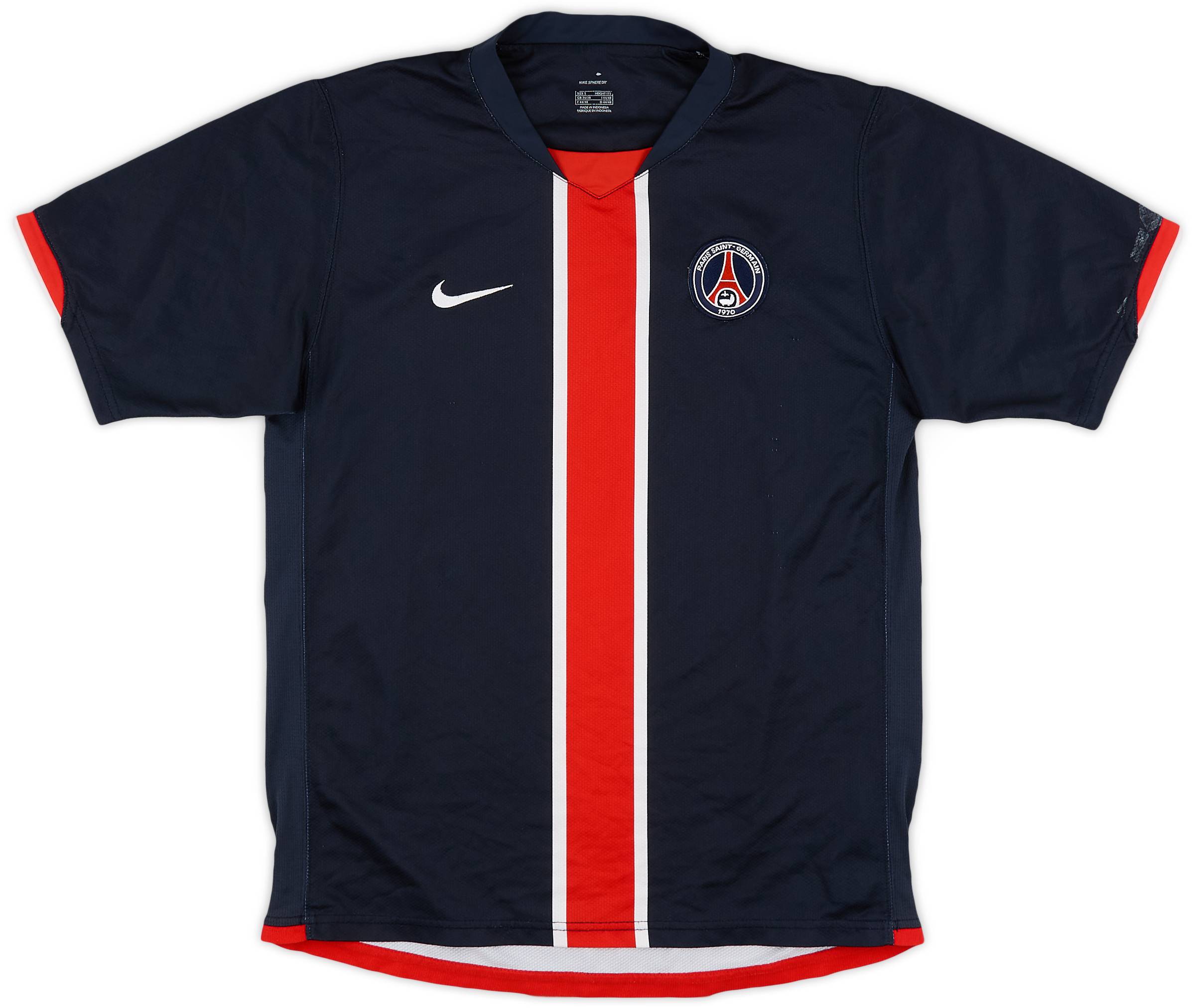 2006-07 Paris Saint-Germain Home Shirt - 7/10 - (S)