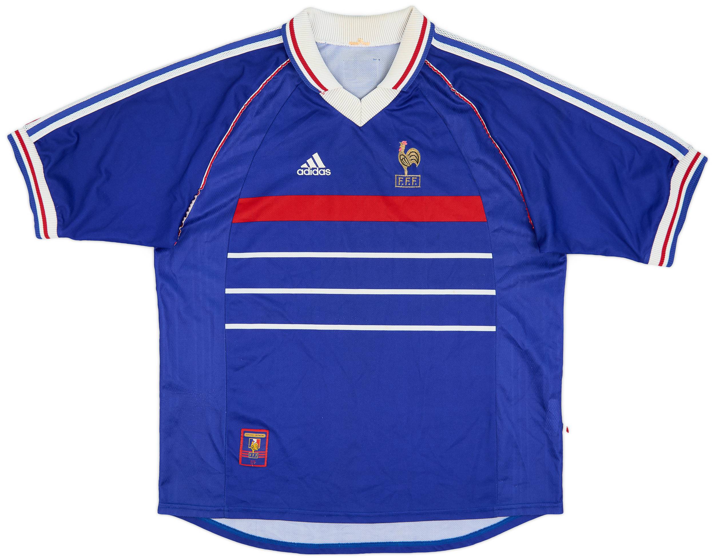 1998-00 France Home Shirt - 5/10 - (XL)