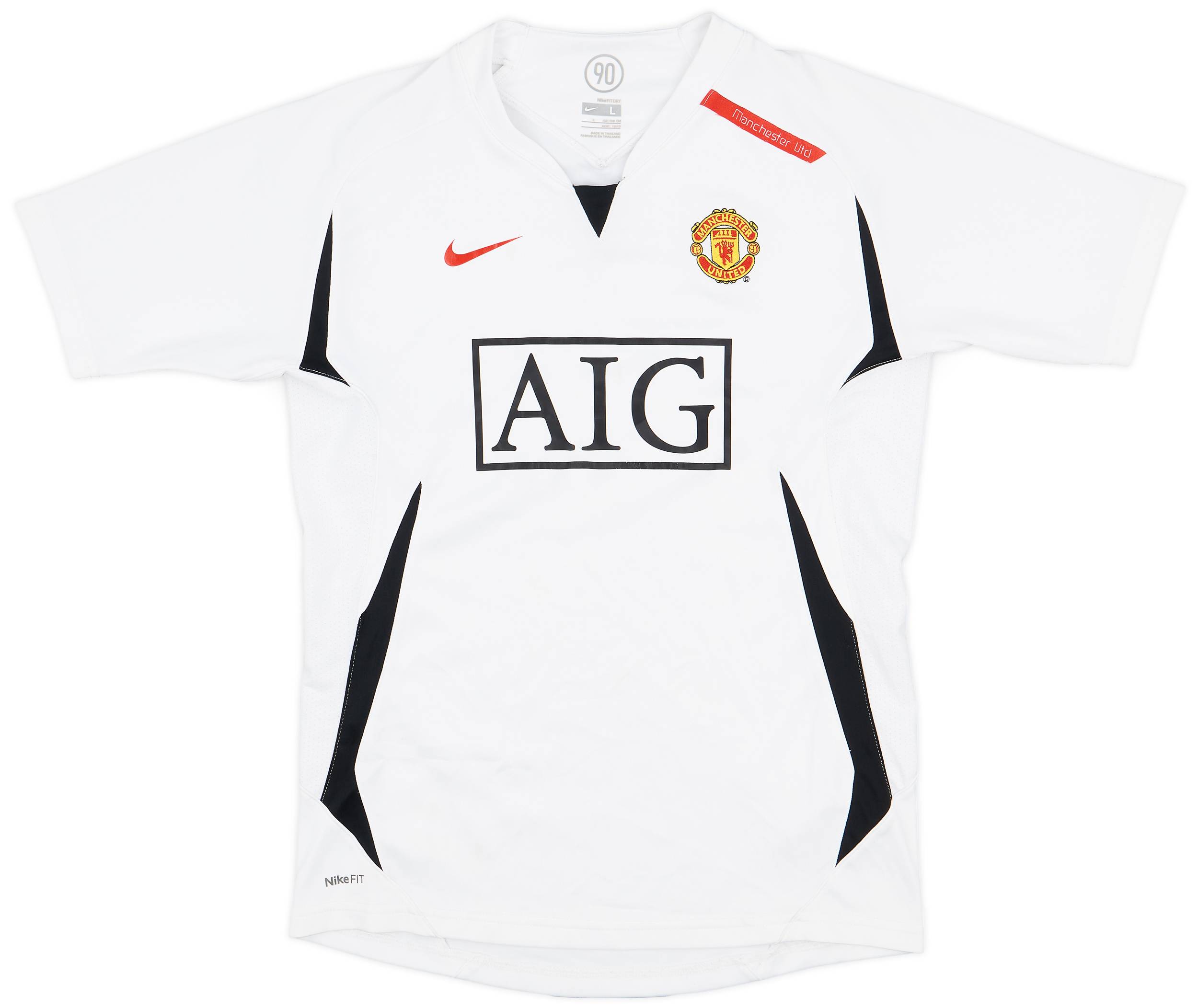 2007-08 Manchester United Nike Training Shirt - 6/10 - (L.Boys)