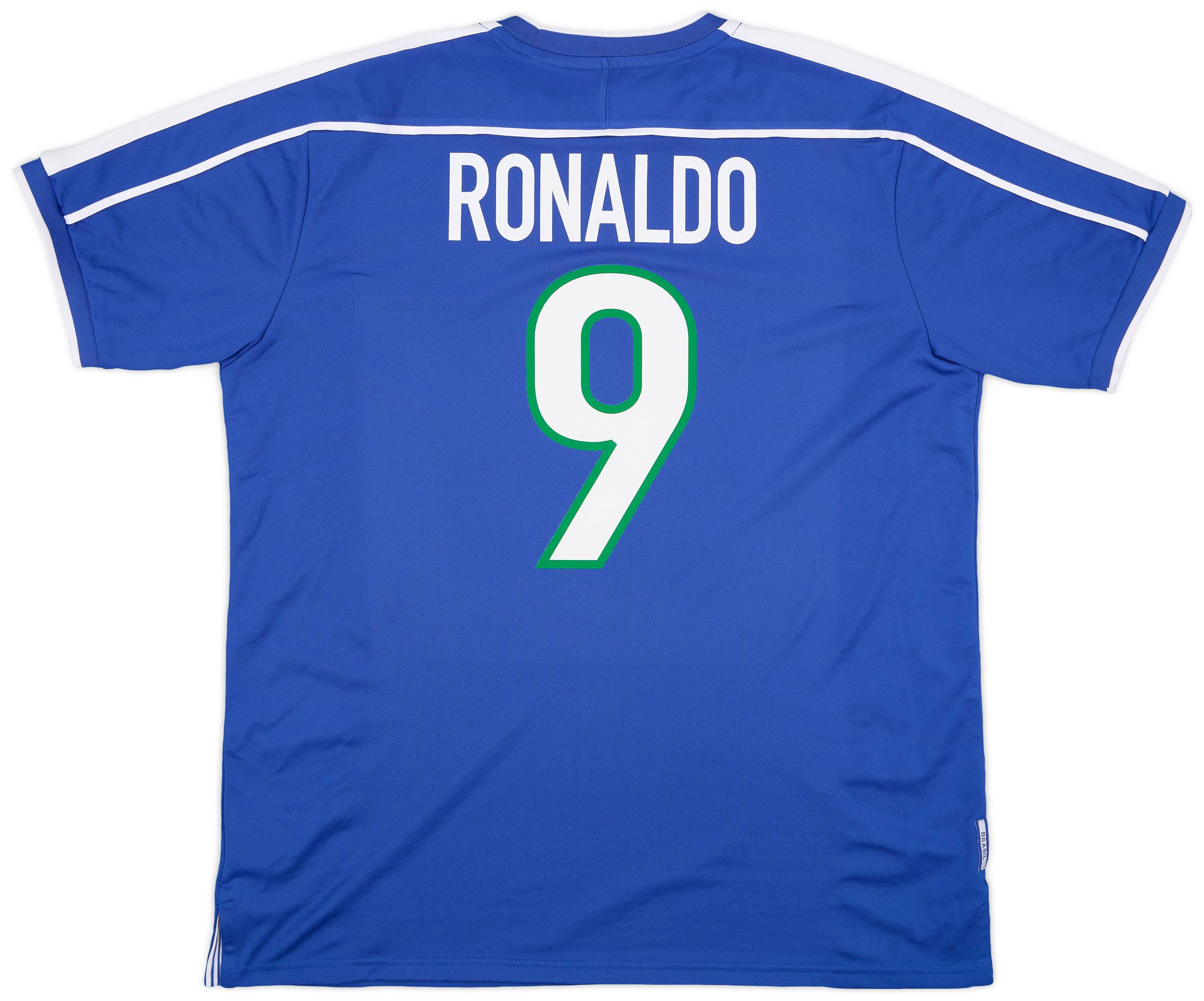 2008 Brazil Nike Retro 1998-00 Away Shirt Ronaldo #9 - 9/10 - (XL)