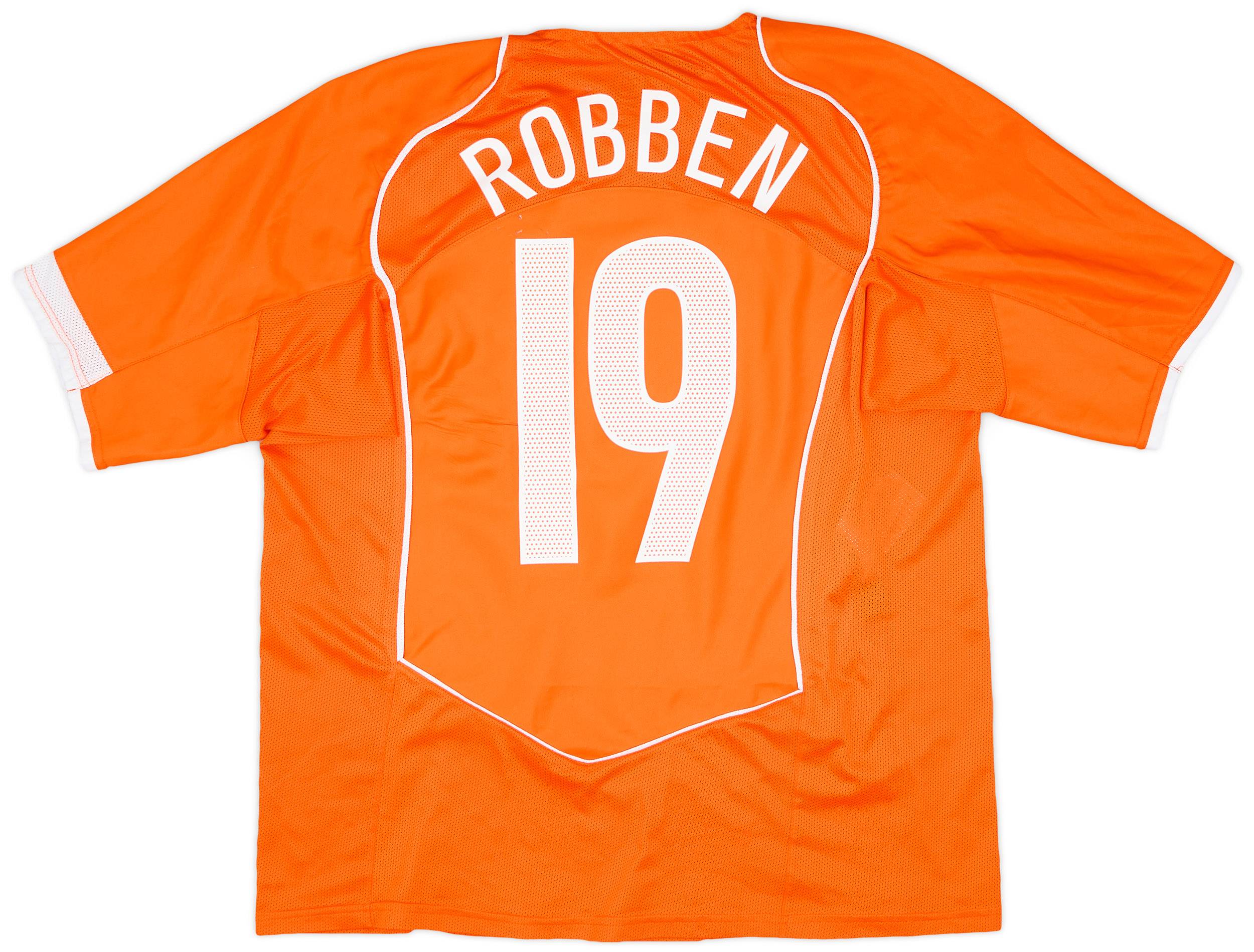 2004-06 Netherlands Home Shirt Robben #19 - 7/10 - (XL)