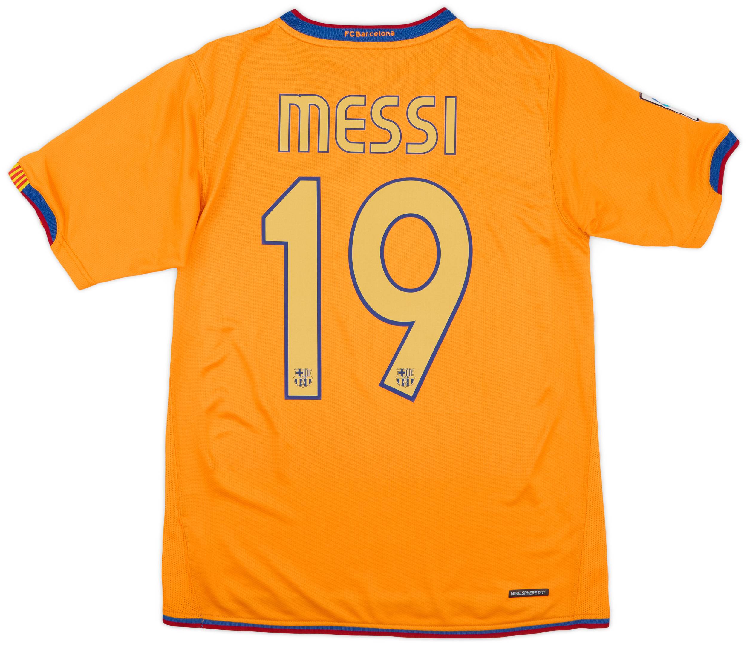 2006-08 Barcelona Away Shirt Messi #19 - 6/10 - (S)