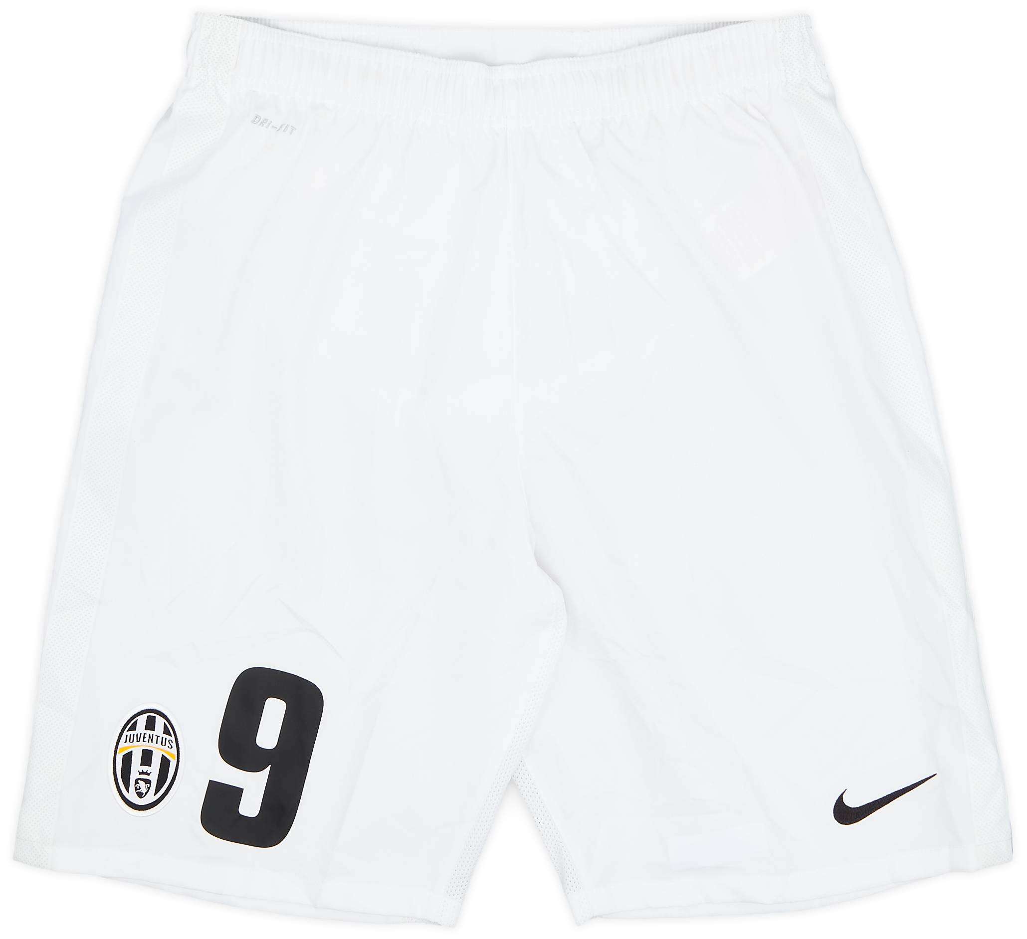 2012-13 Juventus Home Shorts #9 (Vucinic) - 7/10 - (XL.Boys)